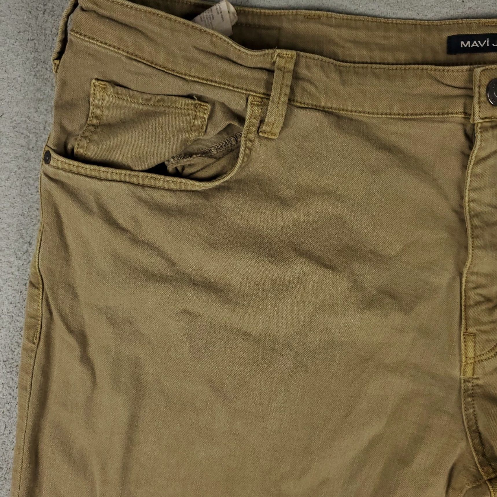 Vintage Mavi Jeans Men's 48x30 Brown Relaxed Straight Leg Jeans 5-Pocket Size US 32 / EU 48 - 2 Thumbnail