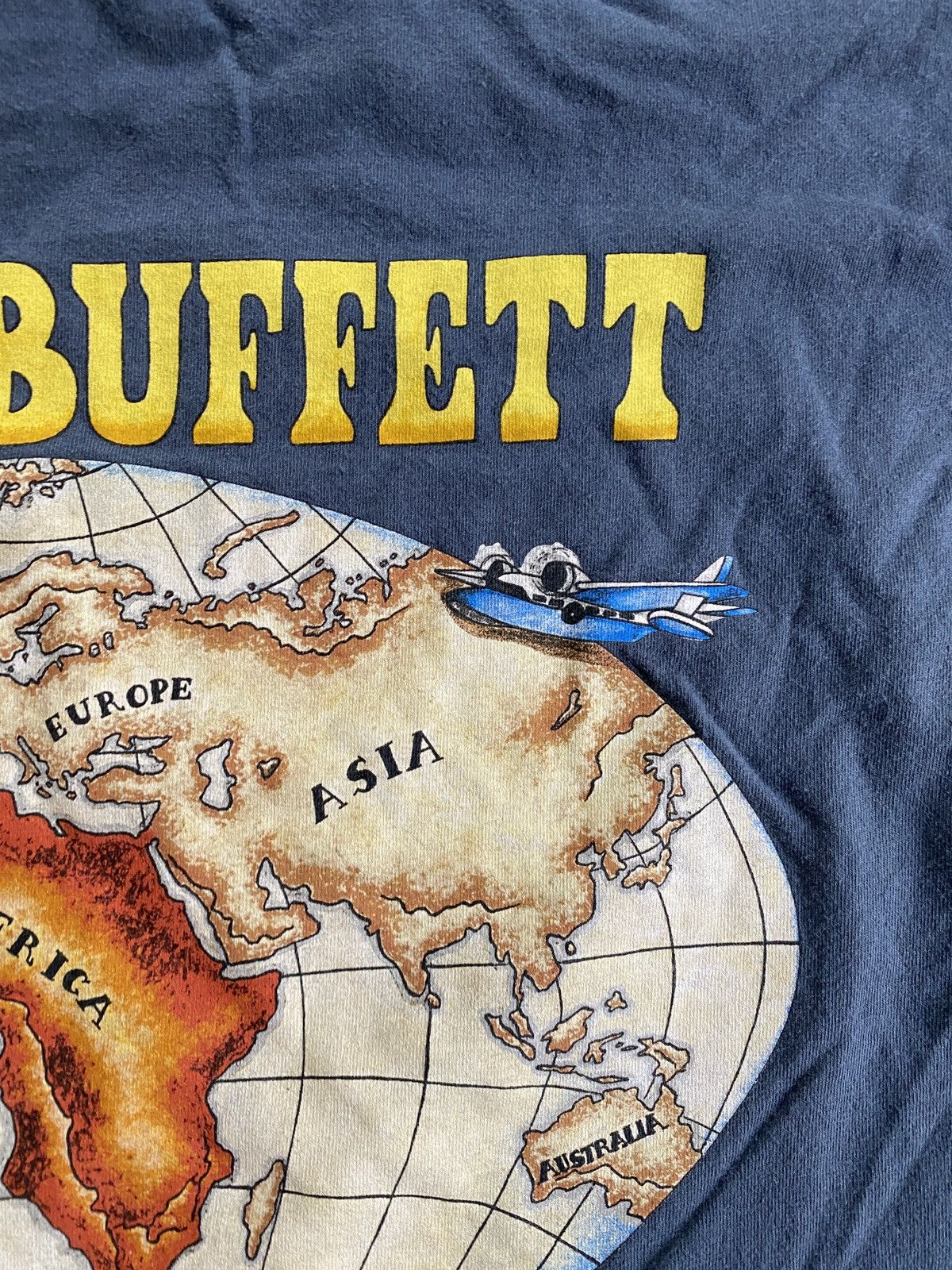 Band Tees Vintage 2002 Y2K Jimmy Buffet Far Side of the World Tour Tee Size US XL / EU 56 / 4 - 14 Thumbnail