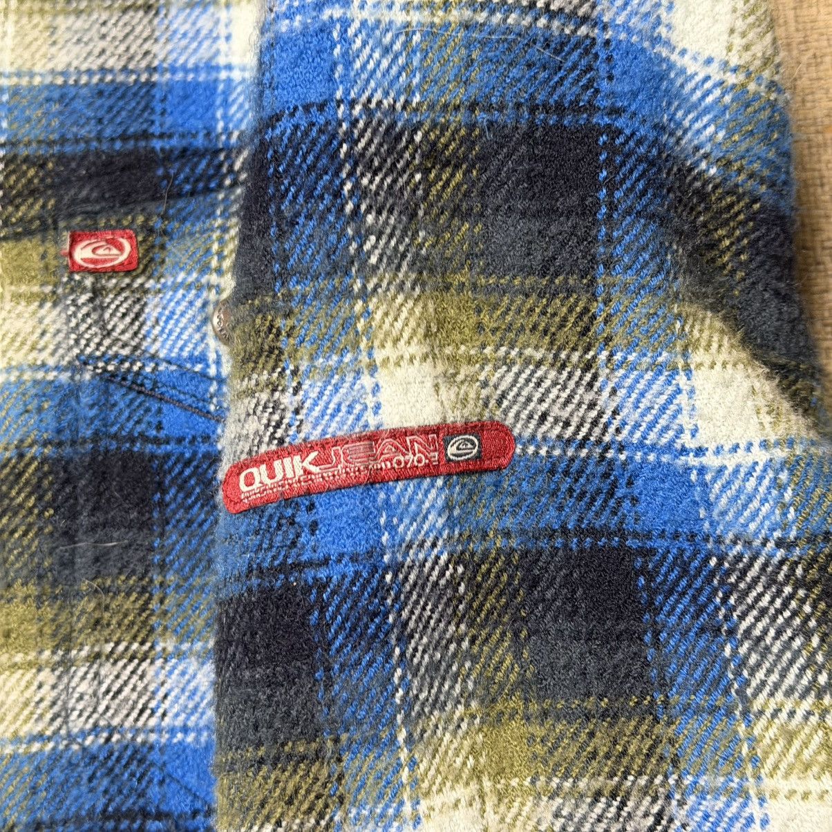 Quiksilver Vintage Quiksilver Quikjean Flannel Grunge Snap Y2K Large Size US L / EU 52-54 / 3 - 4 Thumbnail