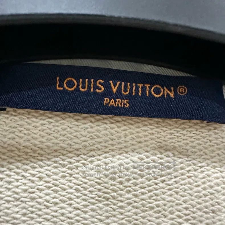 Louis Vuitton Louis Vuitton Letter-embroidered half-zip crew neck pullov Size US XXL / EU 58 / 5 - 4 Thumbnail