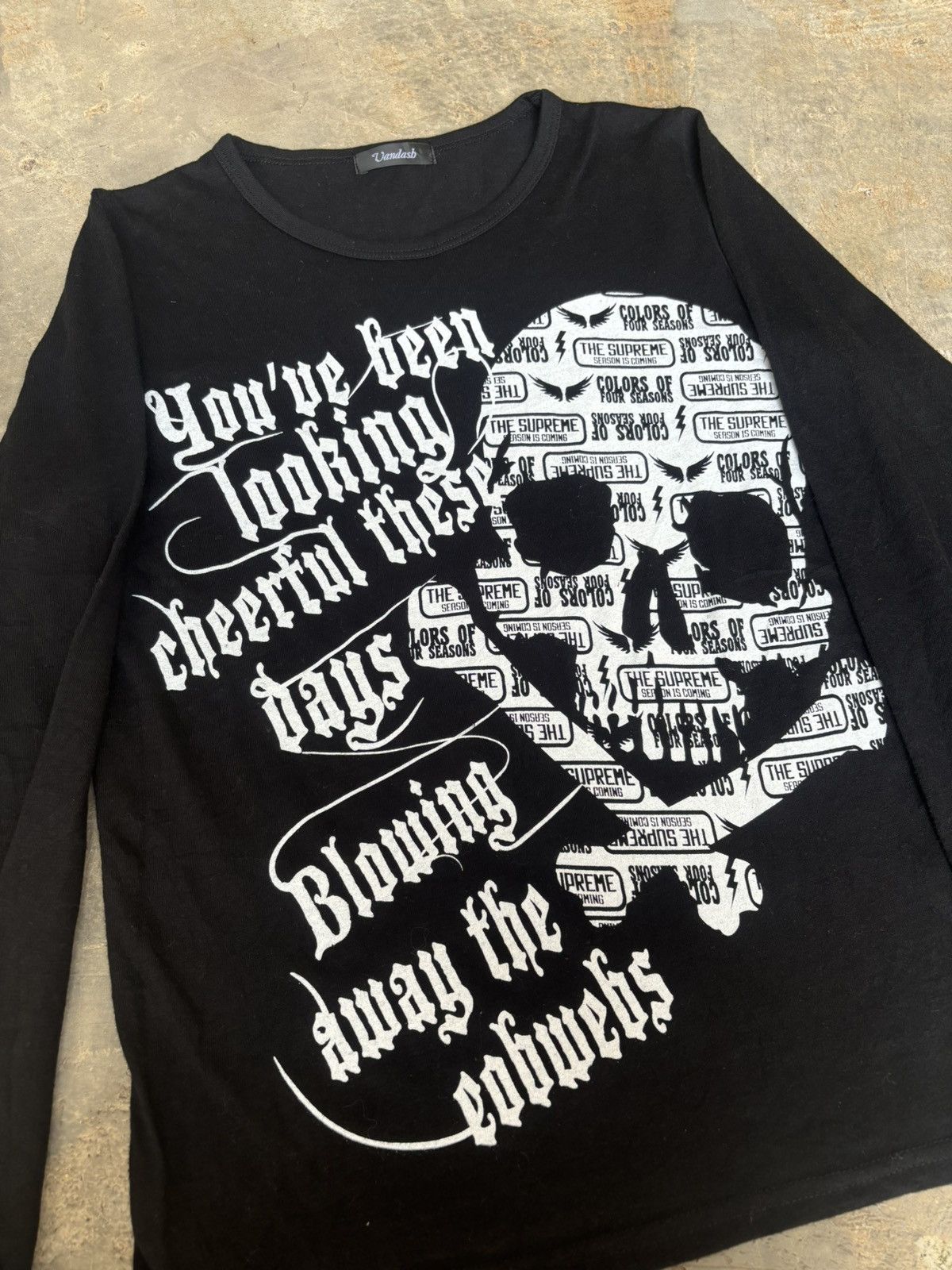 Hysteric Glamour Y2k Vandasb Skull Ifsixwasnine Lgb Punk Style Longsleeve Size US M / EU 48-50 / 2 - 2 Thumbnail