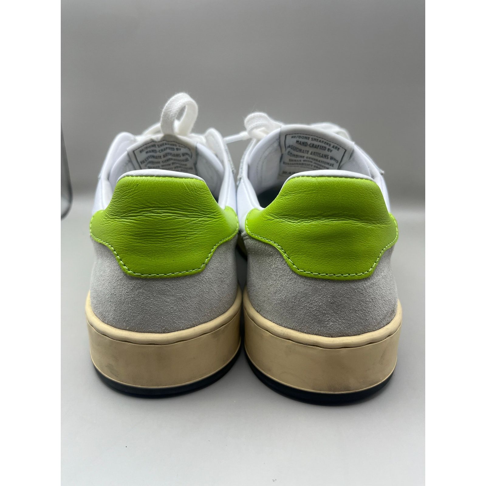 RE/DONE REDONE Sustainable Basketball Block Leather Suede Sneakers Size US 8.5 / IT 38.5 - 6 Thumbnail