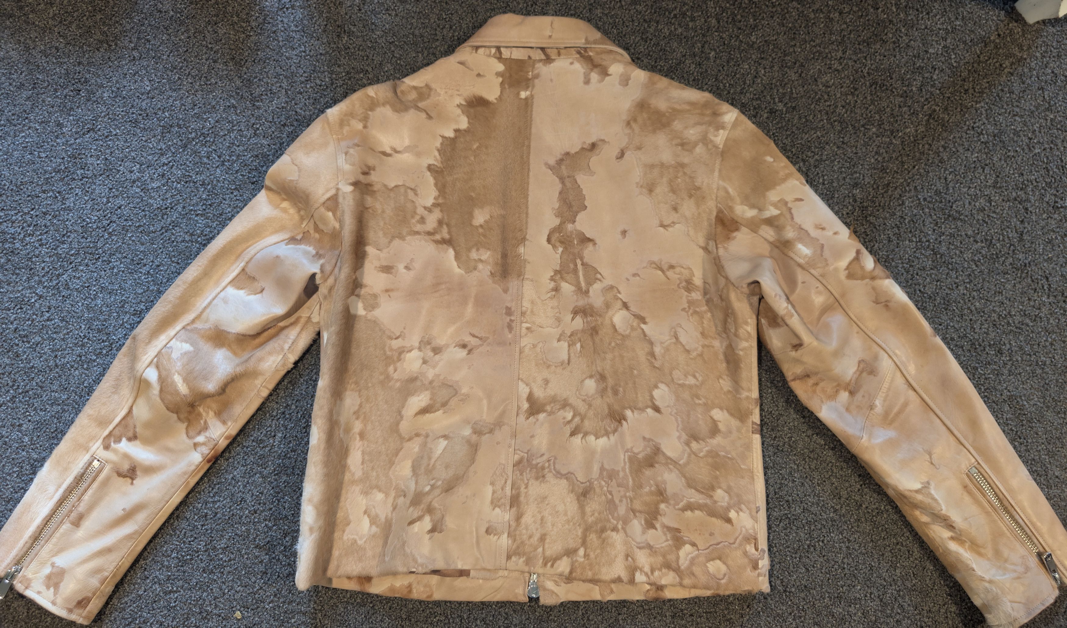 Pearled Ivory Rare Archive Hyde Blouson Leather Jacket Size US M / EU 48-50 / 2 - 11 Thumbnail
