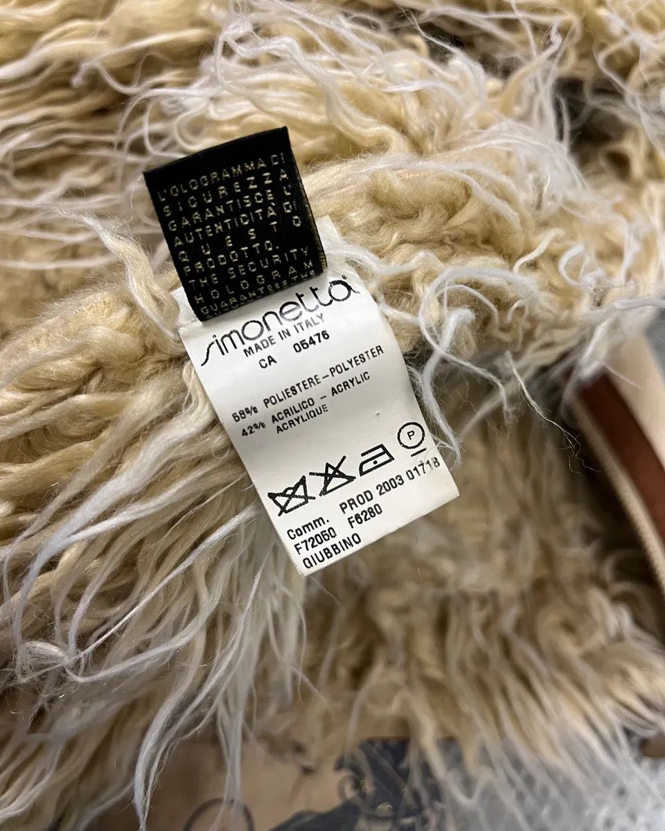 Roberto Cavalli AW2003 Roberto Cavalli Beige Tattoo Hearth Fur-Collar Jacket Size M / US 6-8 / IT 42-44 - 11 Thumbnail