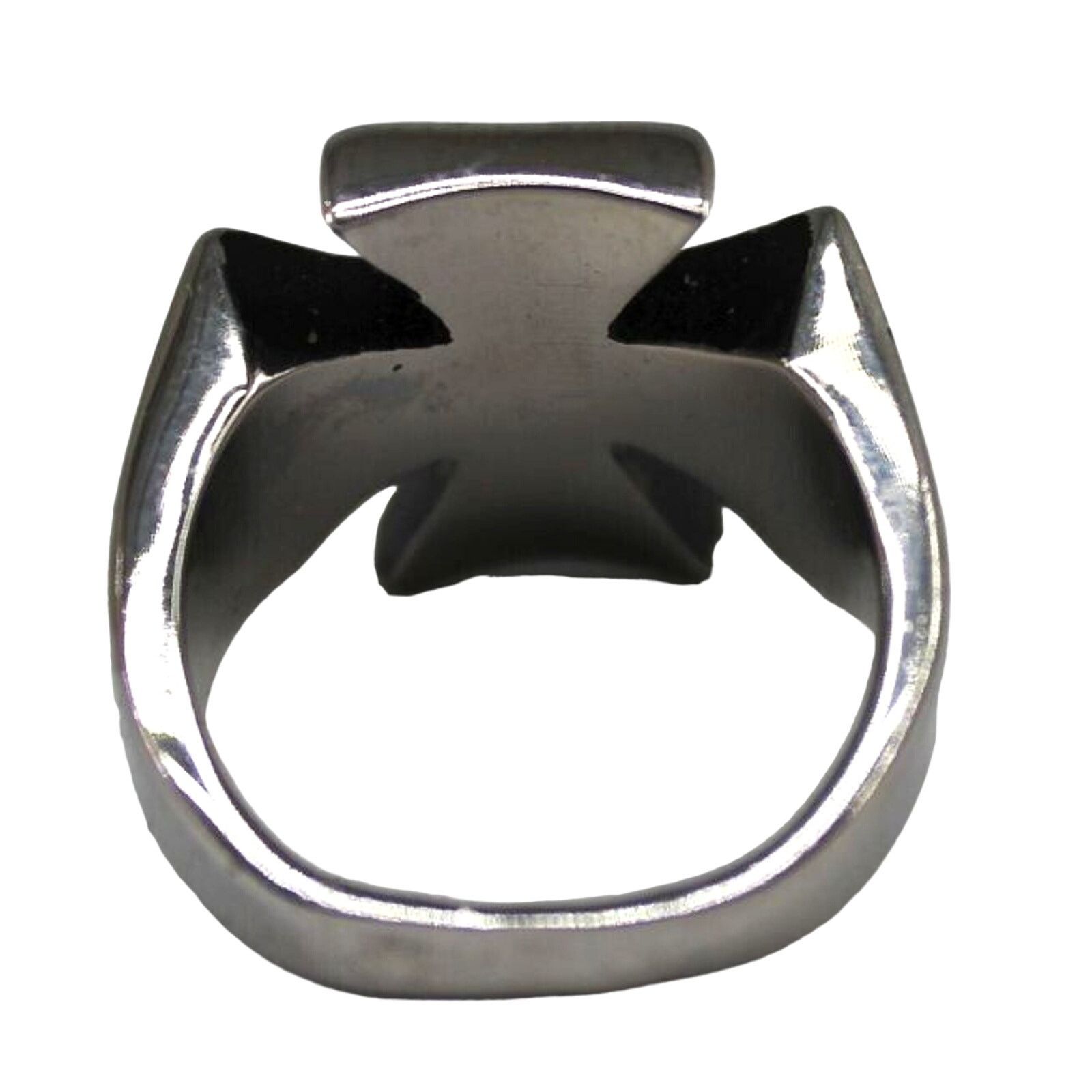 Other Scull Cross Ring • Black • Gothic • Silvertone • Size 9.75 Size ONE SIZE - 3 Thumbnail