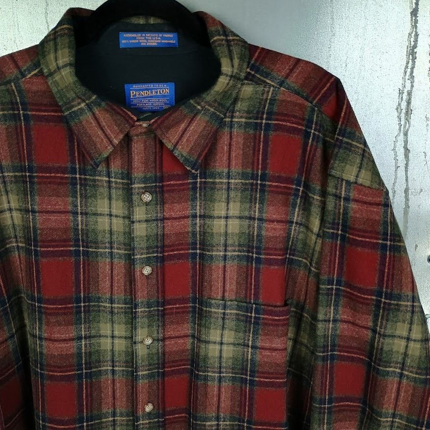 Pendleton Pendleton Vintage Wool Tartan Plaid Casual Button Shirt XXL Size US XXL / EU 58 / 5 - 1 Thumbnail