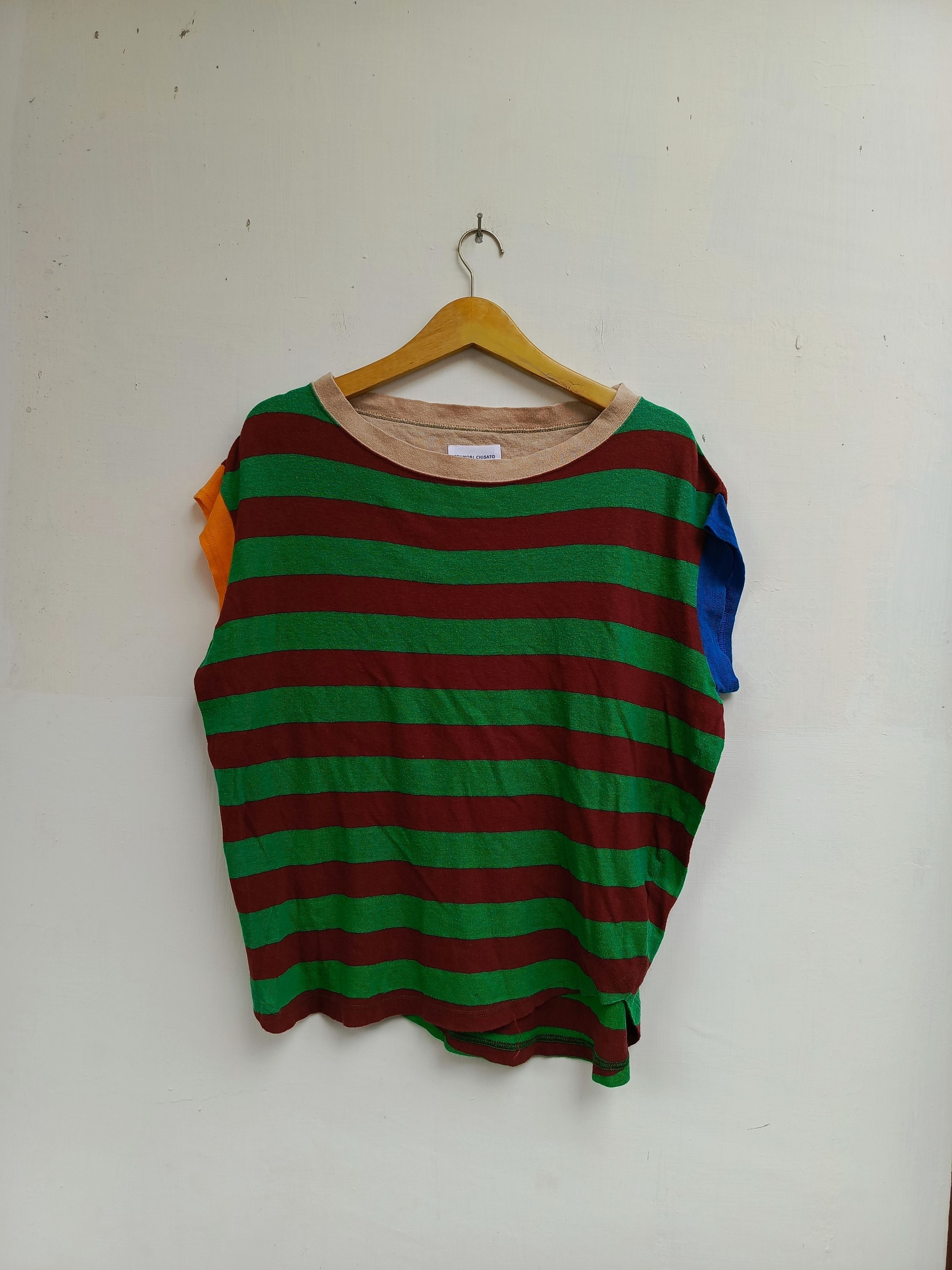 Tsumori Chisato Tsumori chisato stripe pattern tshirt Size XS / US 0-2 / IT 36-38 - 1 Thumbnail