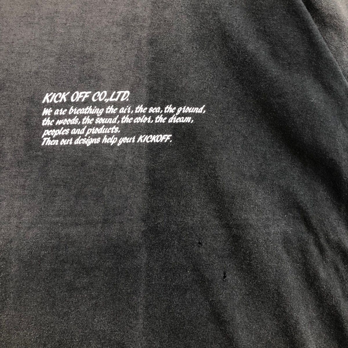 Vintage Vintage 90s KICK OFF CO Tee Shirt Spellout Vintage Clothing Size US XL / EU 56 / 4 - 3 Thumbnail