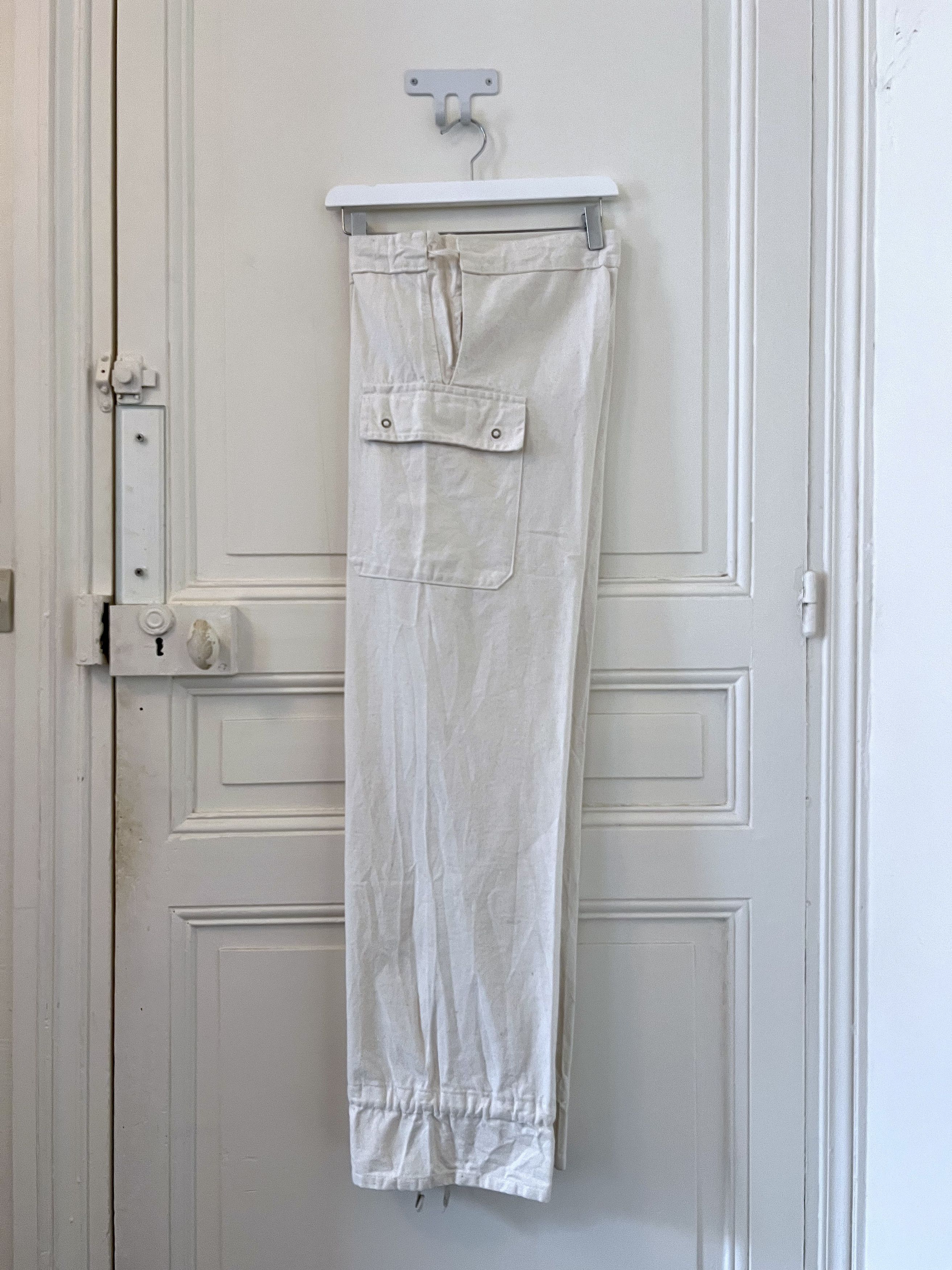 Vintage Pattern Canvas Workwear Pants Size US 34 / EU 50 - 4 Thumbnail