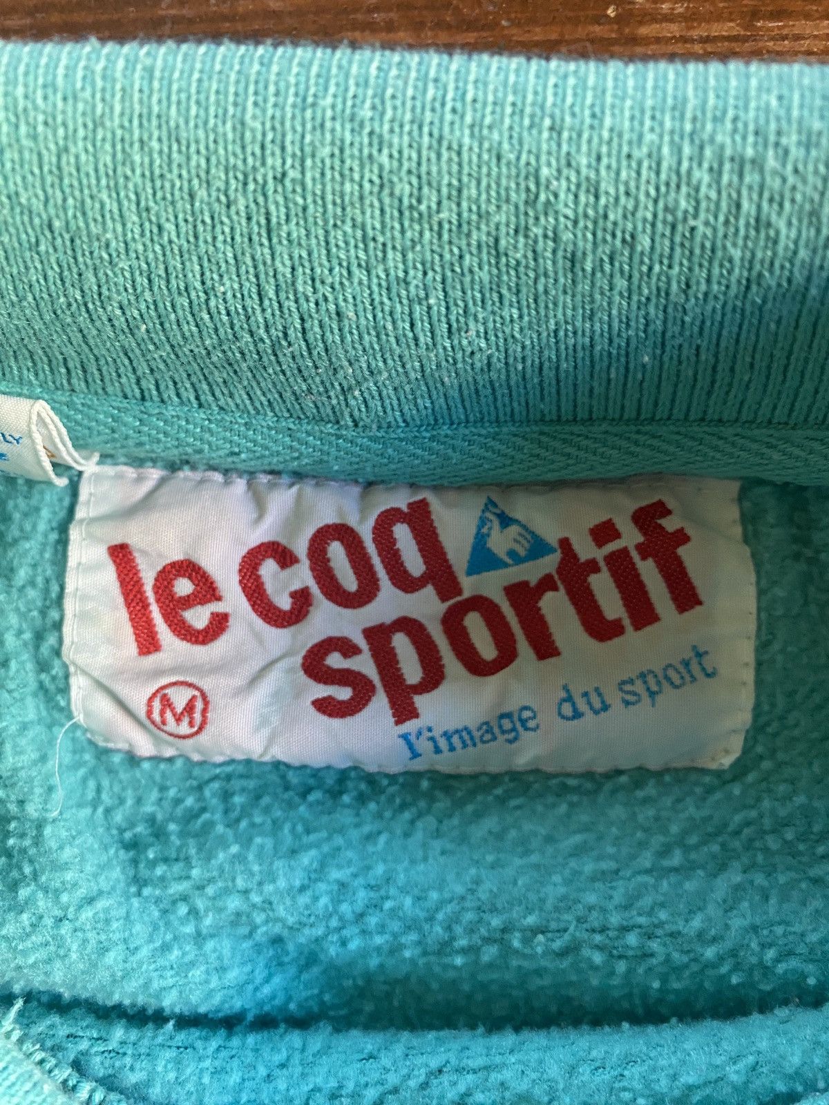 Le Coq Sportif Vintage 80’s Le Coq Sportif Teal Boxy Rugby Polo Sweatshirt Size US S / EU 44-46 / 1 - 13 Thumbnail