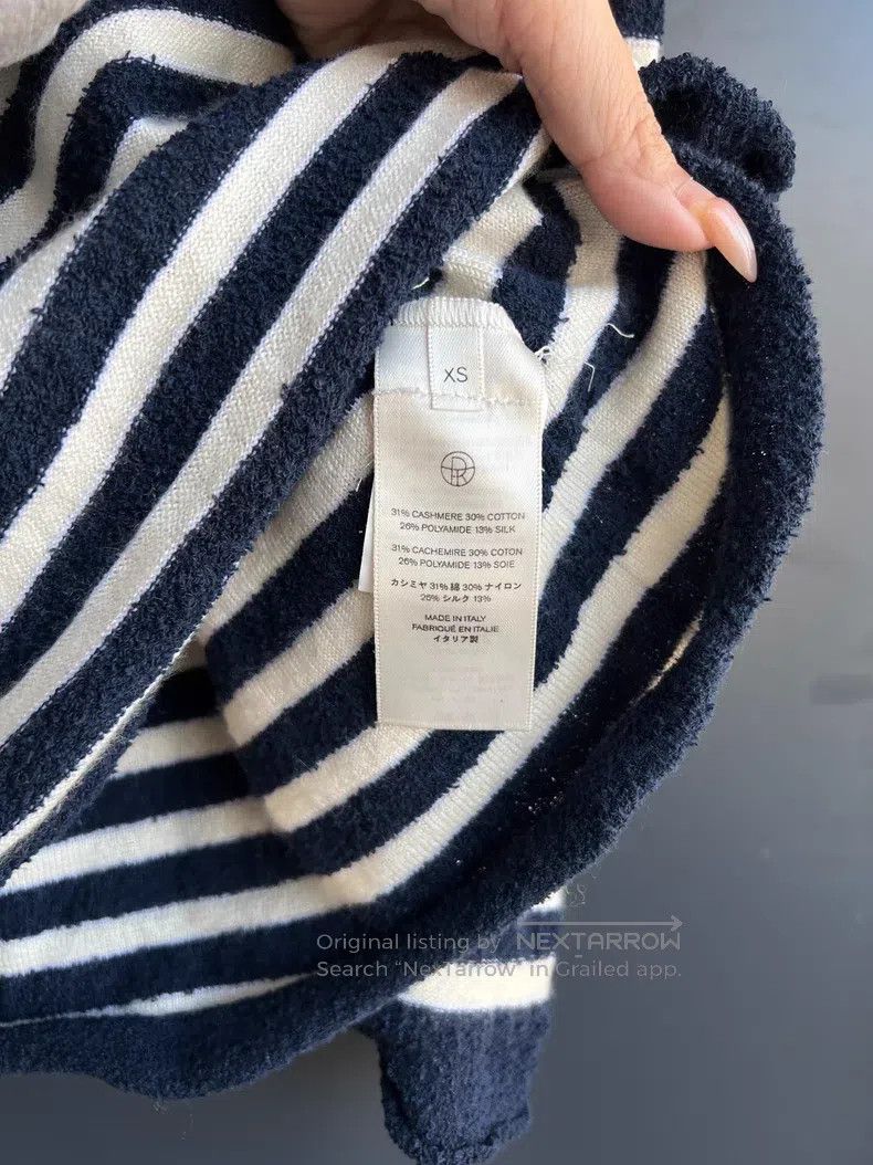 The Row The Row Blue and white striped cuffed sweater Size XS / US 0-2 / IT 36-38 - 2 Thumbnail