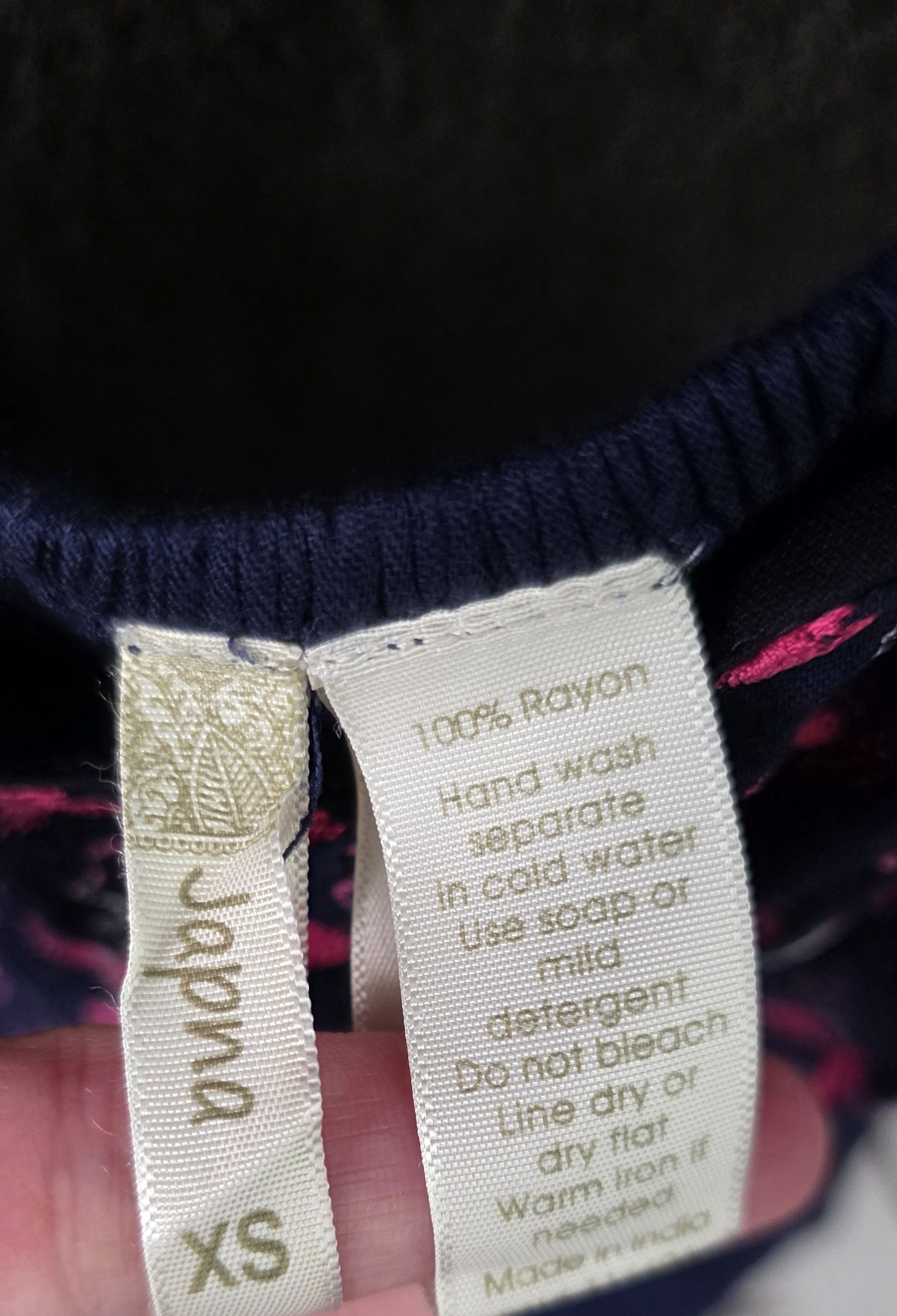 Other Japna Blue Pink Floral Embroidered Dress Size XS Size XS / US 0-2 / IT 36-38 - 3 Thumbnail
