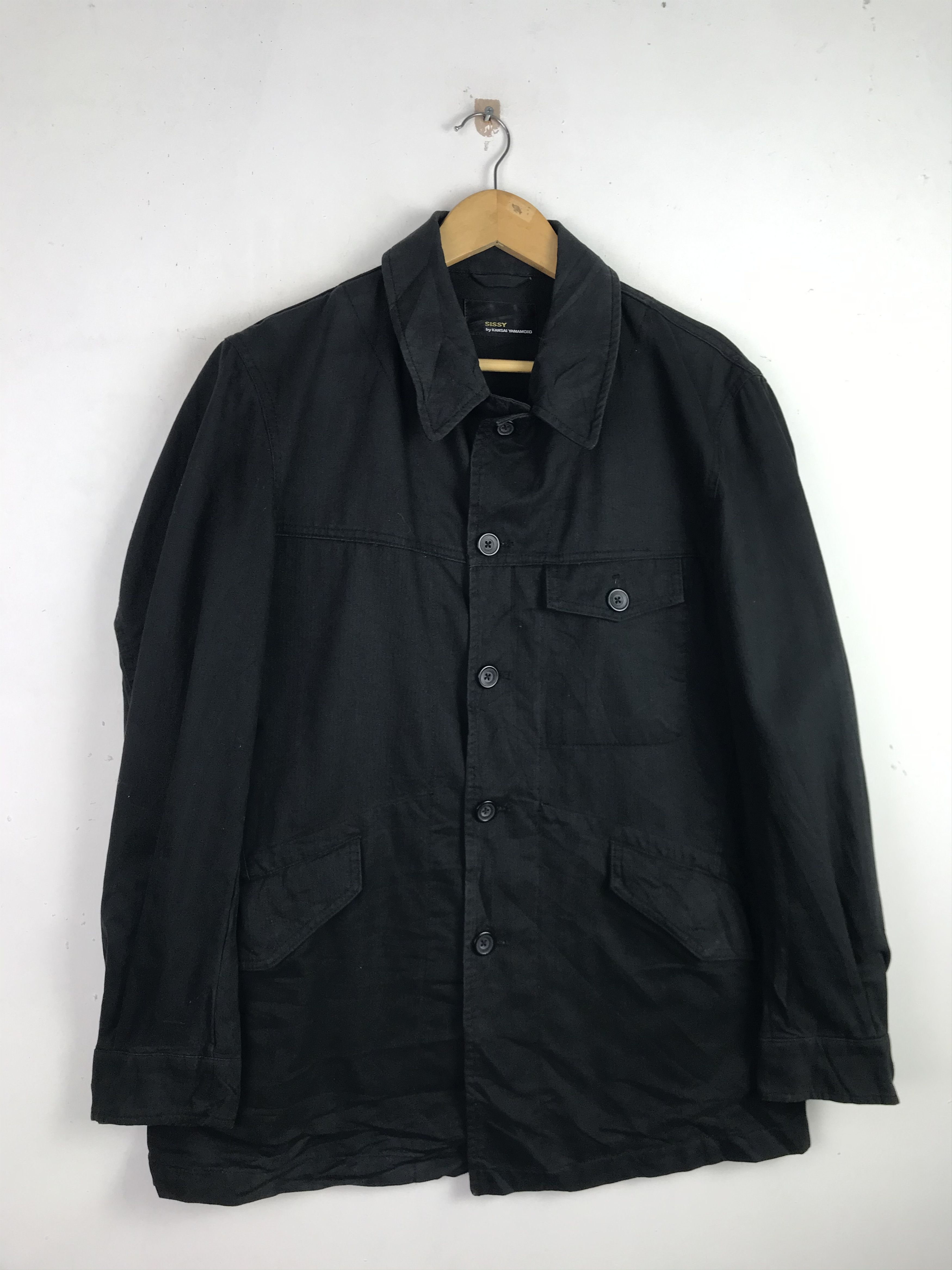 Japanese Brand Vintage Rare Design Kansai Yamamoto Buttons Ups Jacket Size US L / EU 52-54 / 3 - 9 Thumbnail