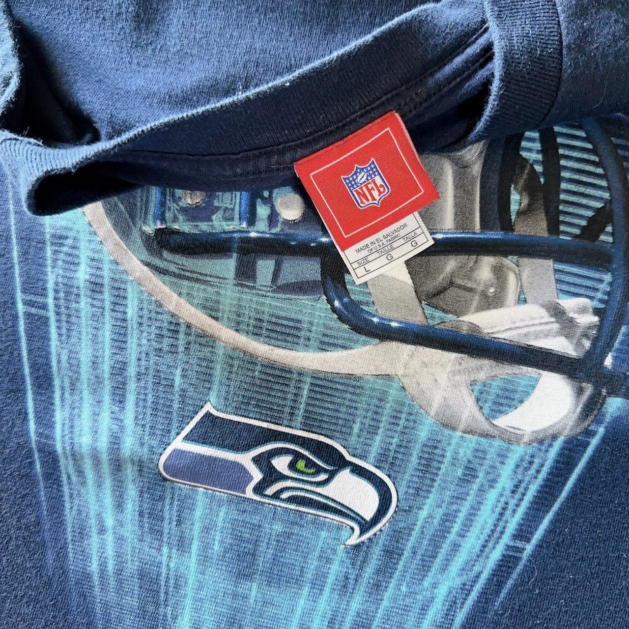 NFL × Vintage 00s Seattle Seahawks NFL t-shirt/ L Size US L / EU 52-54 / 3 - 8 Thumbnail