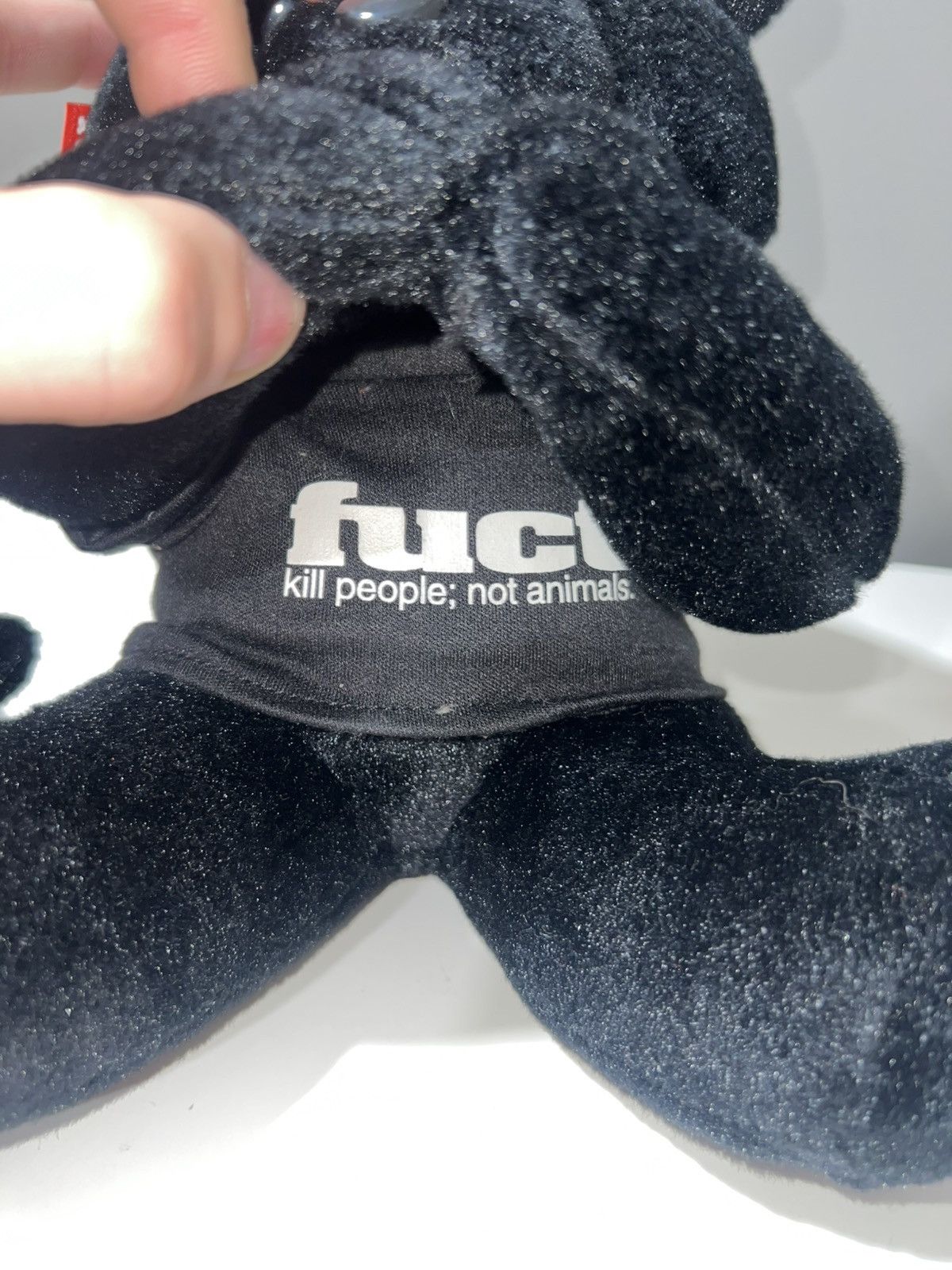 FUCT FUCT Kill People Not Animals Teddy Bear Black Size ONE SIZE - 3 Thumbnail