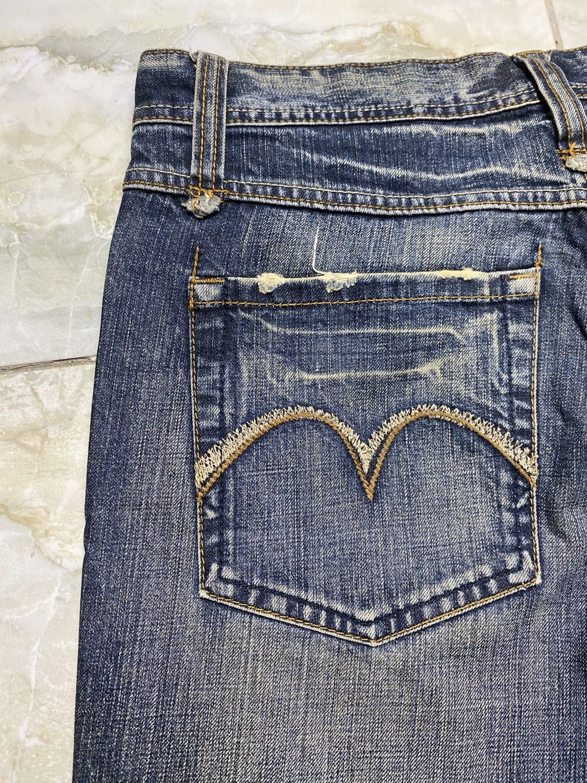 Japanese Brand Oniarai Devil@Satan Embroidered Jeans Size US 32 / EU 48 - 20 Thumbnail