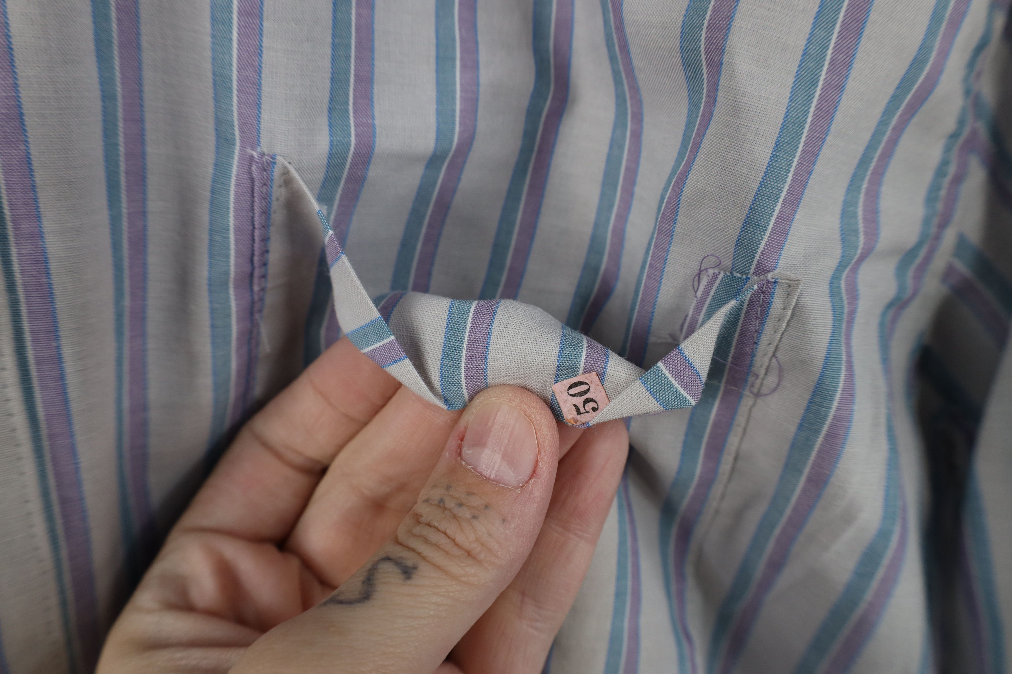 Vintage Deadstock Vintage 90s Streetwear Block Button Down Shirt Size US M / EU 48-50 / 2 - 5 Thumbnail