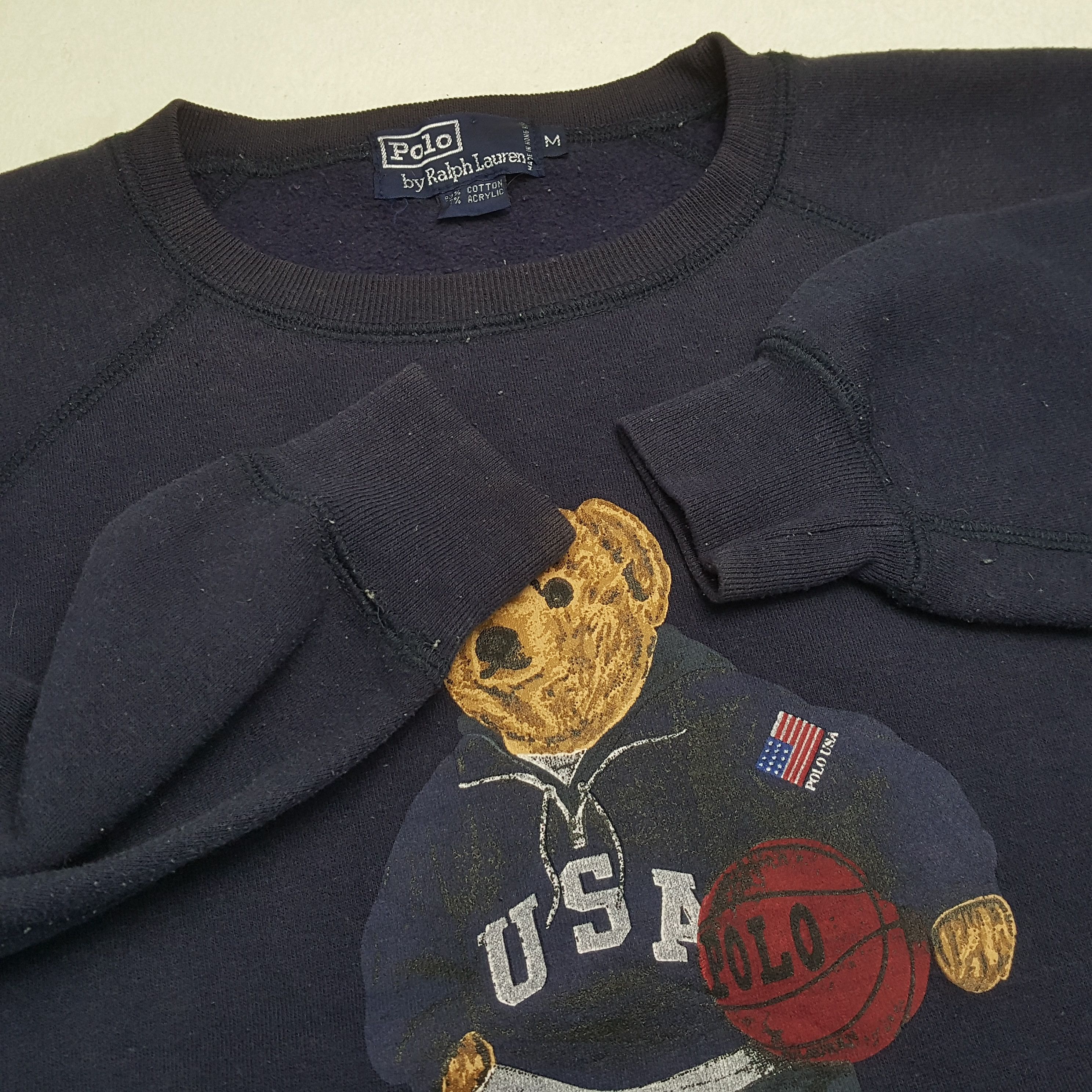 Polo Ralph Lauren POLO BEAR by RALPH LAUREN USA Design Fashion Sweatshirt Size US M / EU 48-50 / 2 - 7 Thumbnail