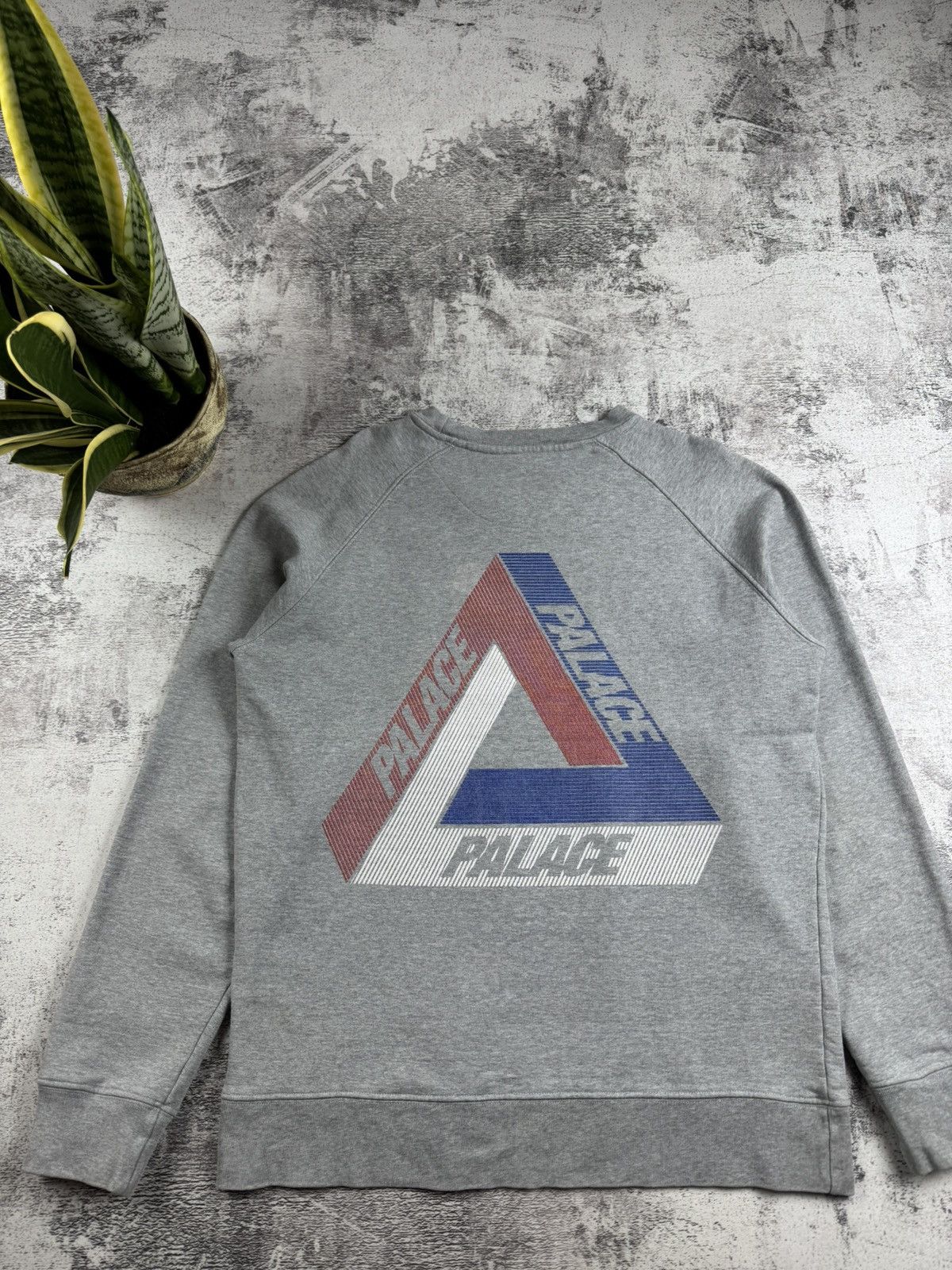 Palace Palace Tri-Line Men’s Cotton Large Crew Neck Hip Hop Skate Sweatshirt Pullover Size US L / EU 52-54 / 3 - 5 Thumbnail