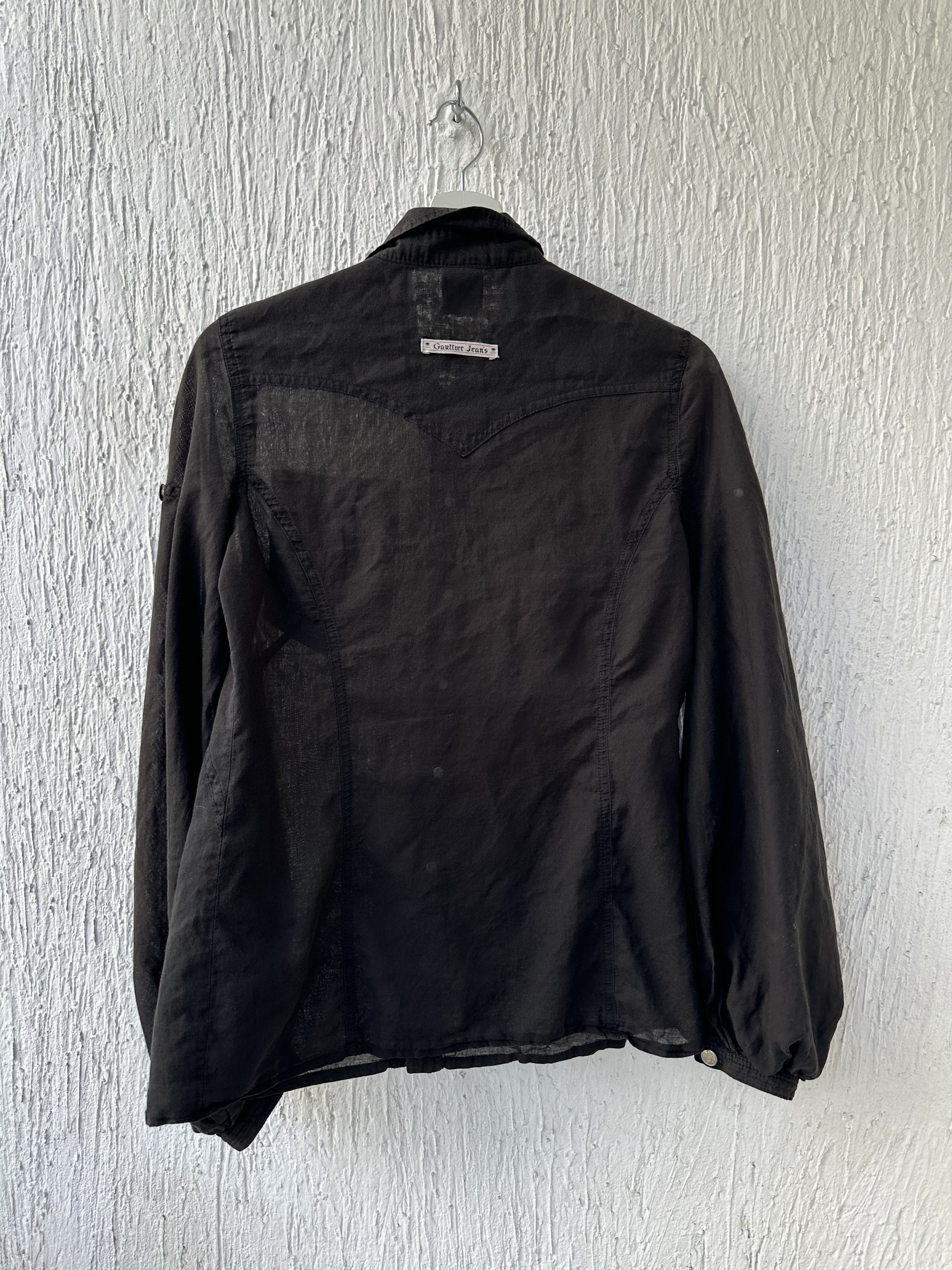 Jean Paul Gaultier linen balloon sleeve shirt Size US M / EU 48-50 / 2 - 3 Thumbnail