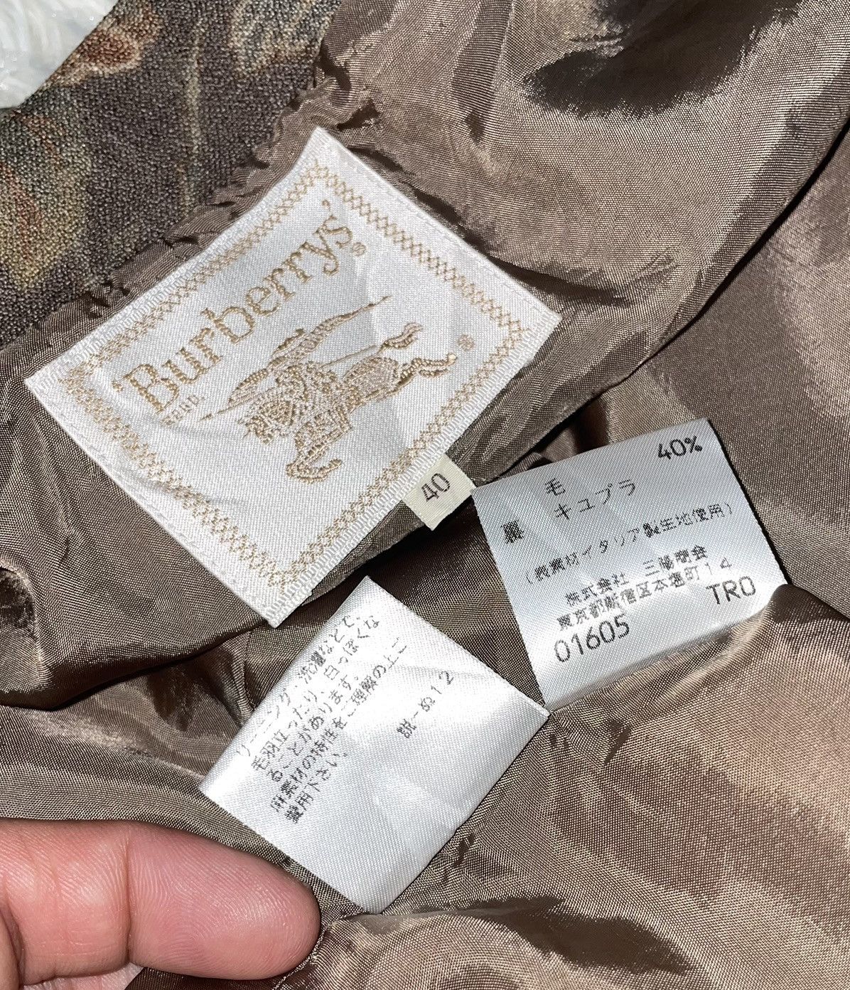 Burberry Vintage Burberrys' Floral Tapestry Vest Waistcoat 90s Size US XXS / EU 40 - 9 Thumbnail