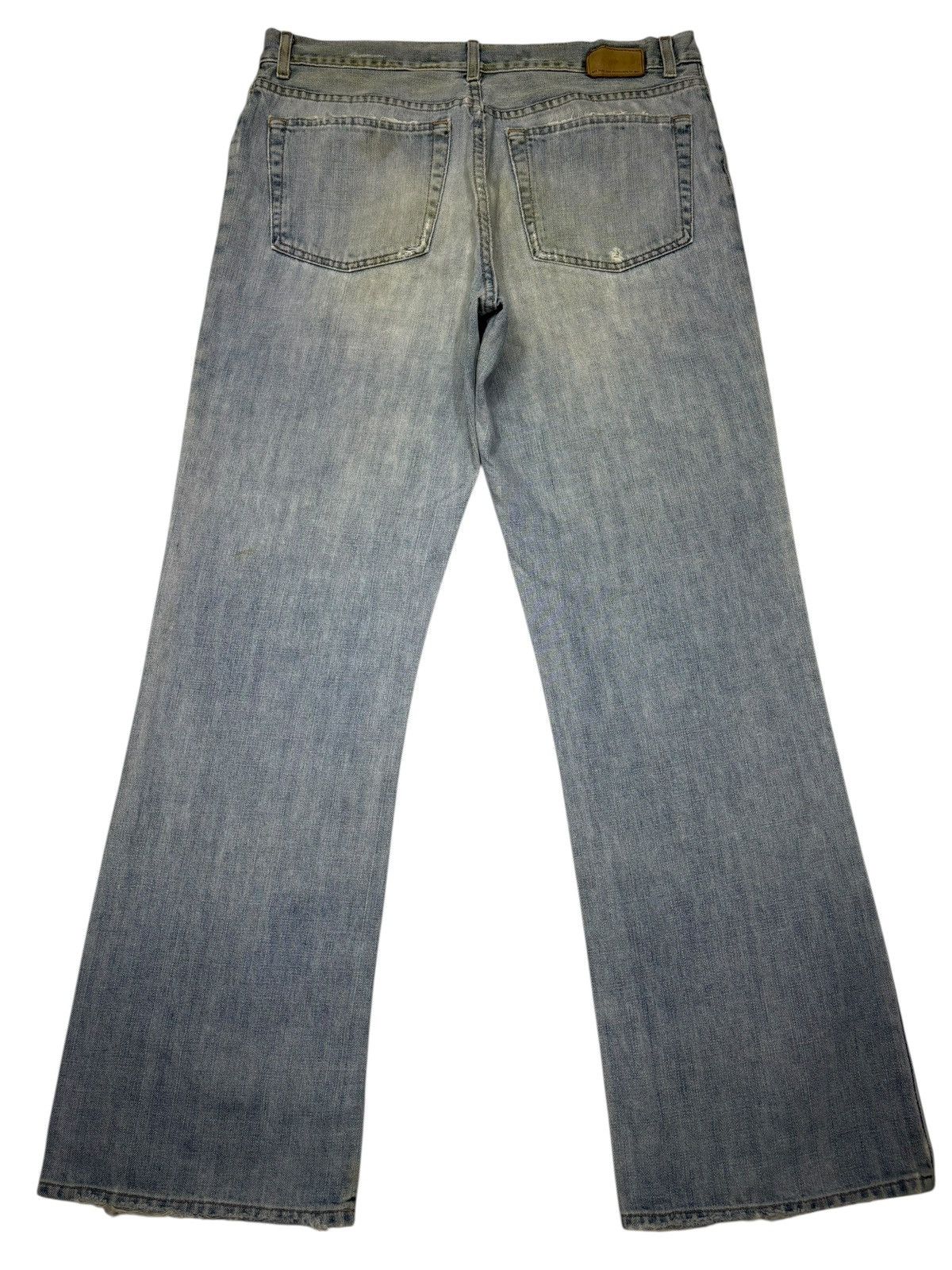 If Six Was Nine FLARE JEANS BAGGY RUSTY GAP BLUE WASH DENIM JEANS Size US 37 - 2 Thumbnail