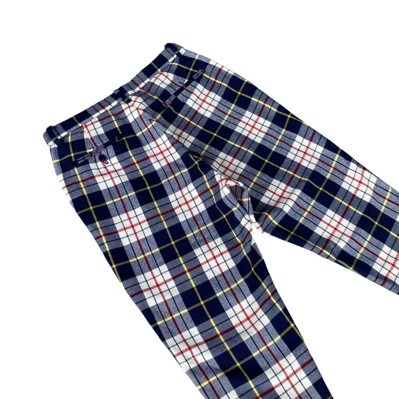 Issey Miyake Ne-net by Issey Miyake Plaid Cropped Pants Dance Punk Size US 30 / EU 46 - 13 Thumbnail