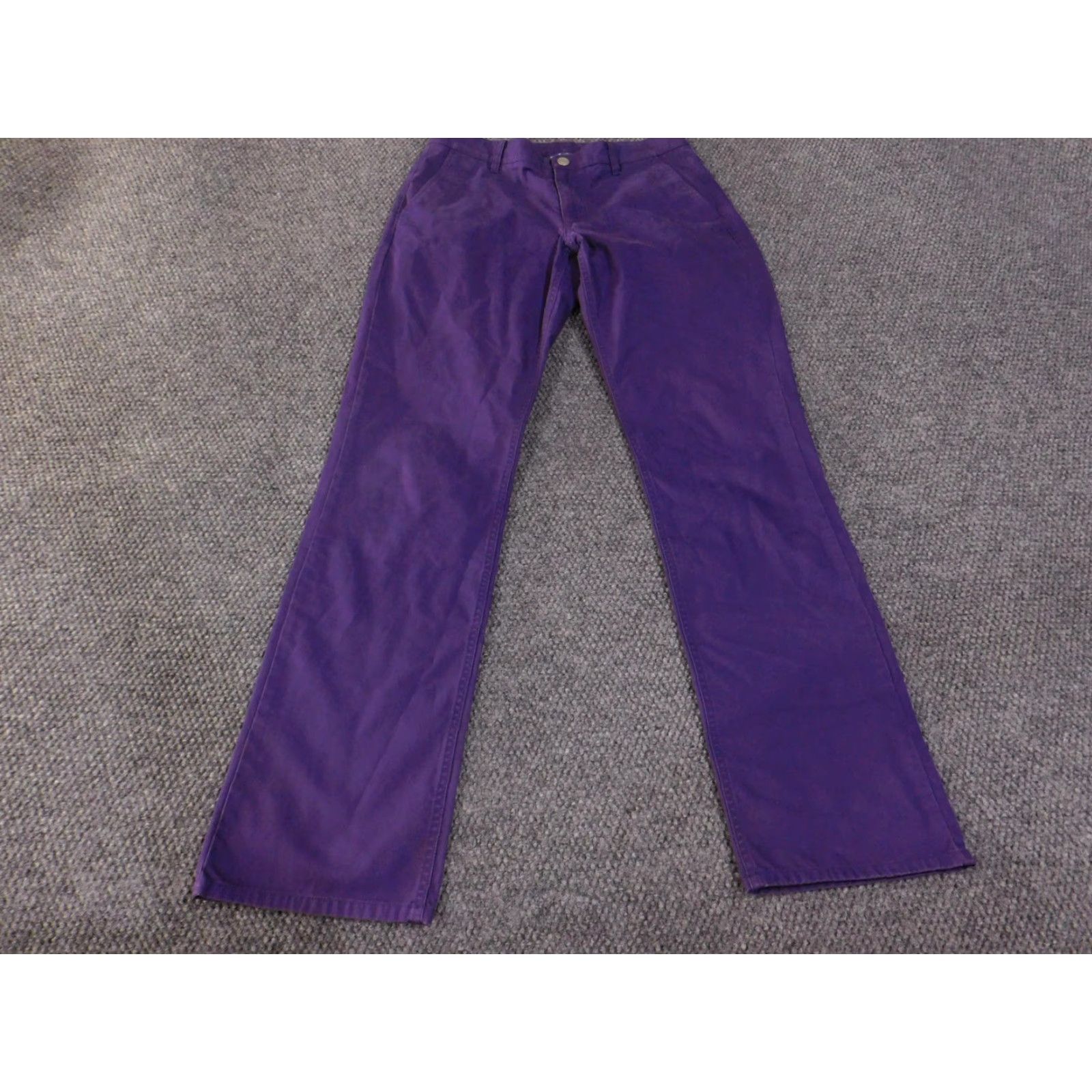 Bonobos Bonobos Chino Pants Mens 31x34 Purple Straight Fit Casual Cotton Pants Size US 31 - 2 Thumbnail