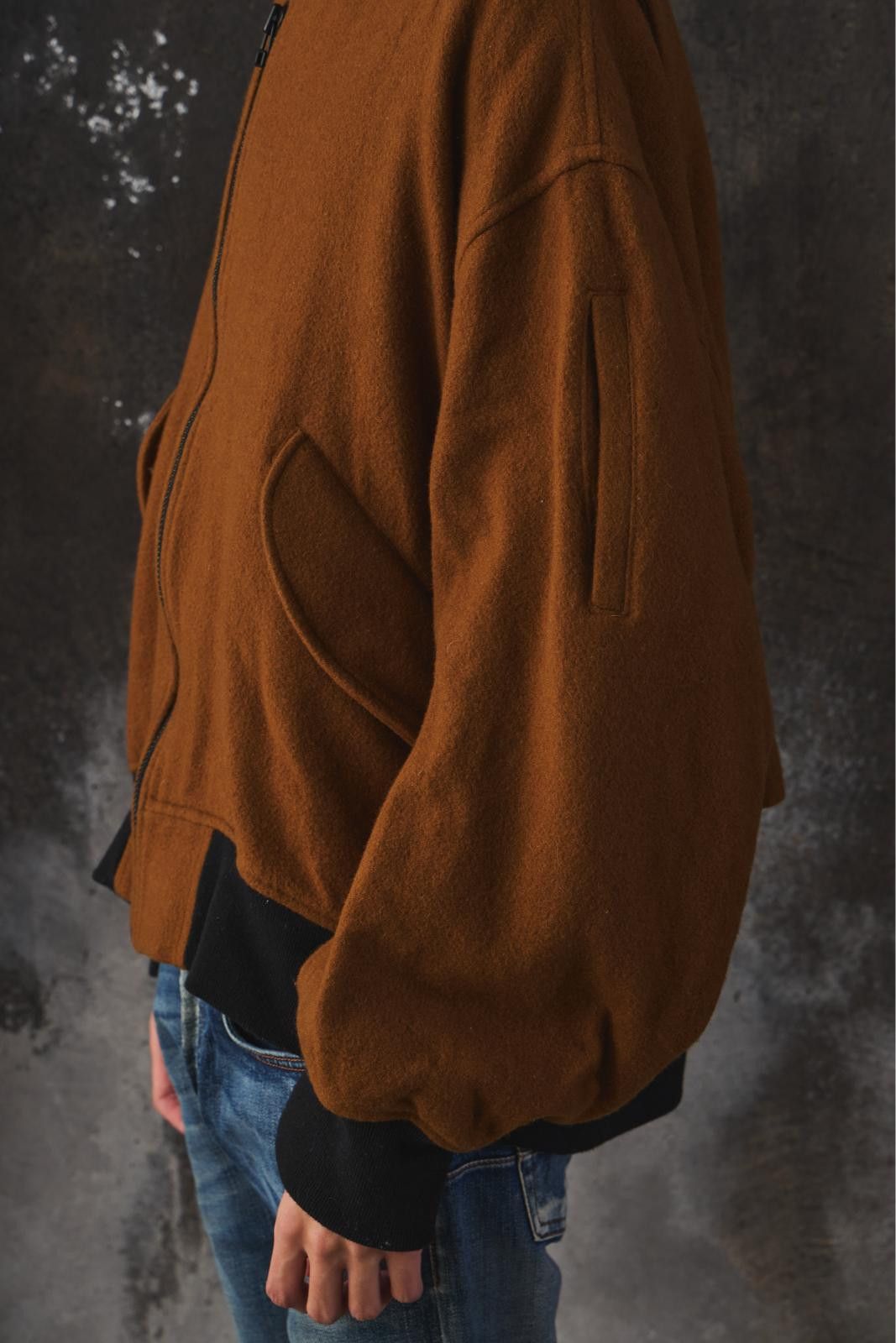 Other VOAAOV OVERSIZE WOOL BOMBER JACKET Size US M / EU 48-50 / 2 - 5 Thumbnail