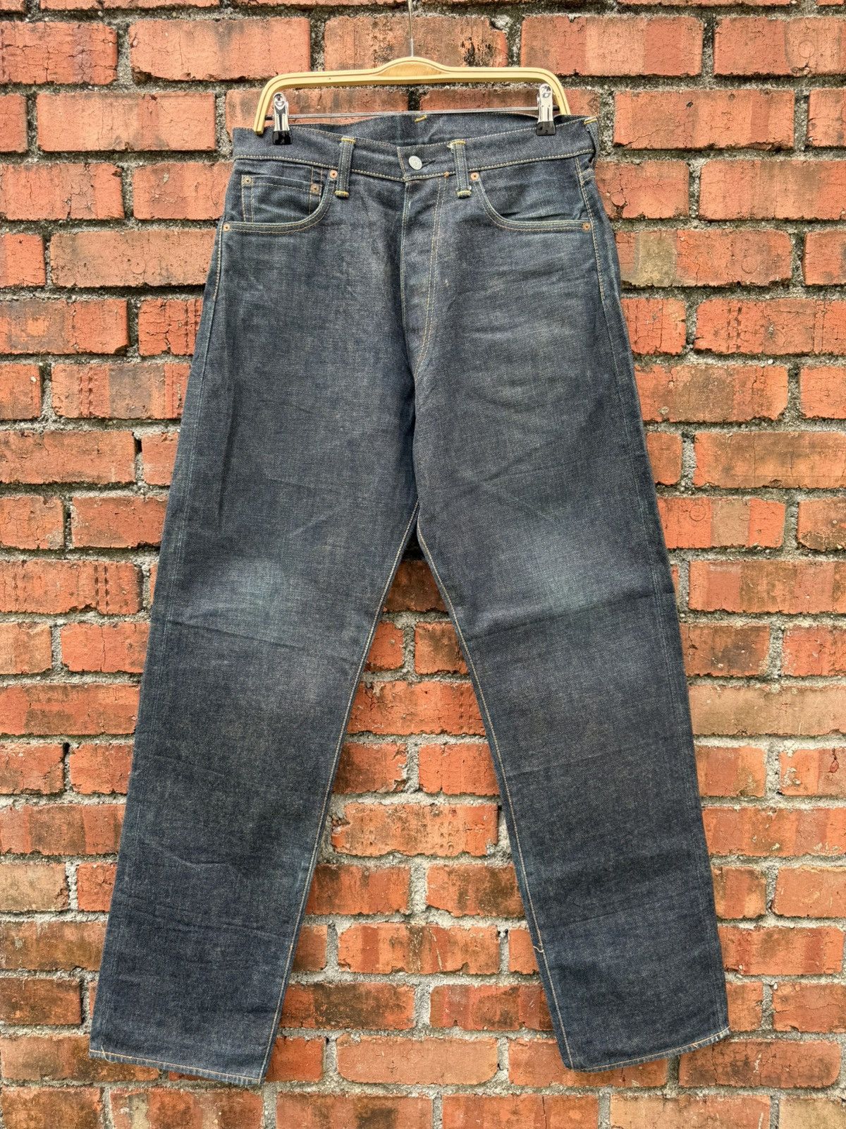 Evisu W34x35 Vintage evisu redline denime Size US 34 / EU 50 - 2 Thumbnail