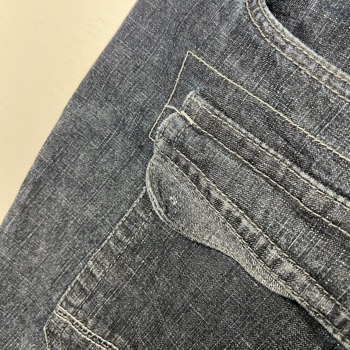 Vintage Infringement Raider Jeans Black Denim Straight Baggy Y2K Size US 40 / EU 56 - 12 Thumbnail