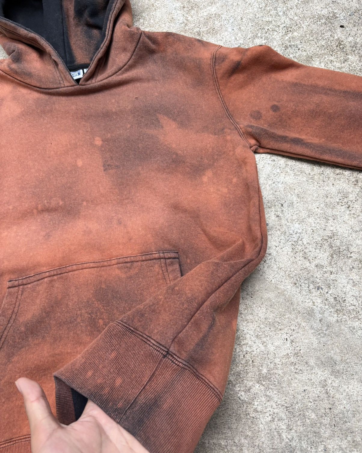 Vintage Custom Distressed Discus Hoodie Size US S / EU 44-46 / 1 - 6 Thumbnail