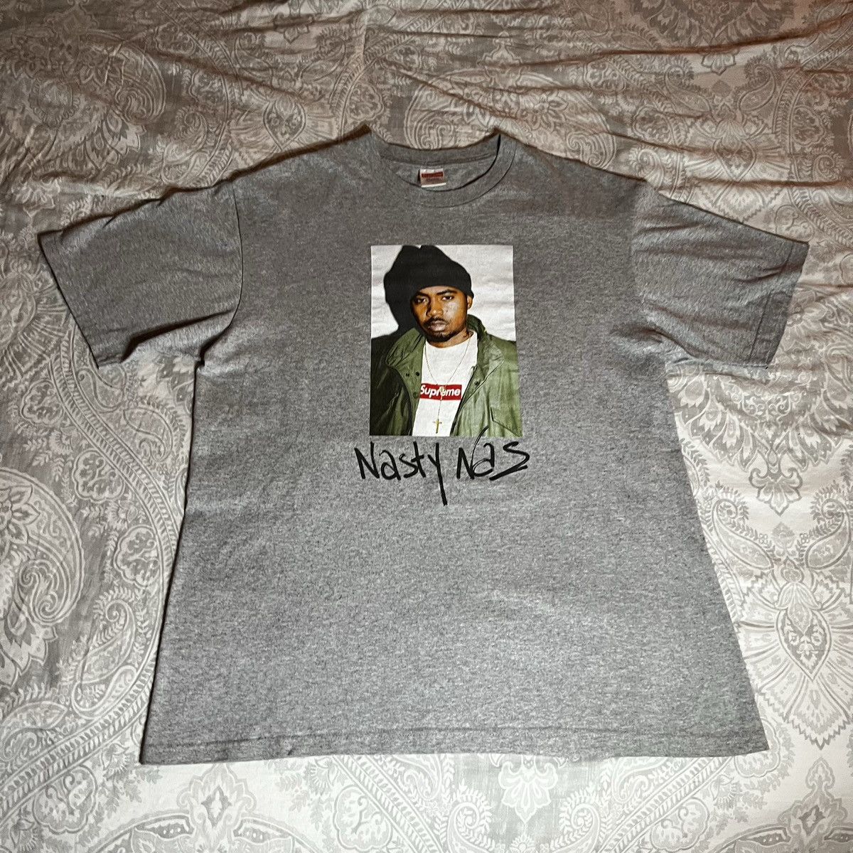 Supreme Supreme Nasty Nas Photo Tee Nas T shirt Size US L / EU 52-54 / 3 - 13 Thumbnail