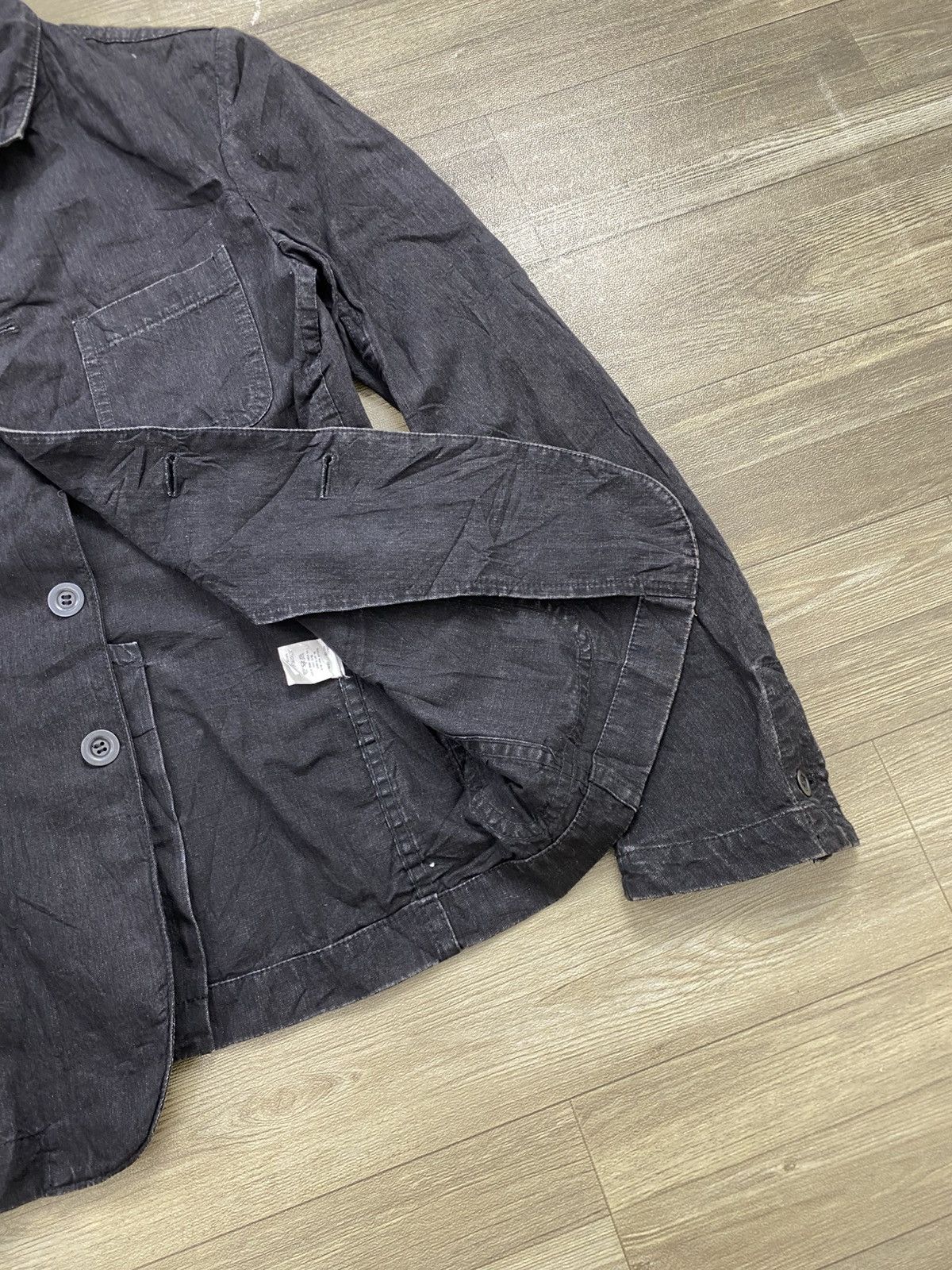 Attachment Attachment Japan Double Breast Distressed Design Coat Jacket Size US S / EU 44-46 / 1 - 6 Thumbnail