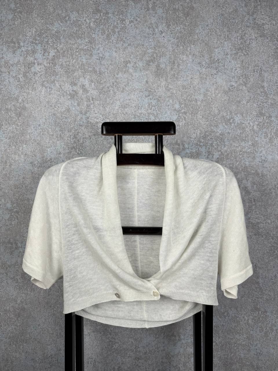 OSKA Oska Bolero Shrug Knit White Cardigan Size XS / US 0-2 / IT 36-38 - 1 Thumbnail