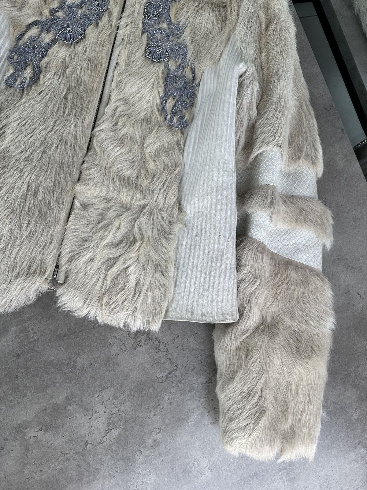 Japanese Brand Vintage Fur Leather Jacket Size XS / US 0-2 / IT 36-38 - 6 Thumbnail
