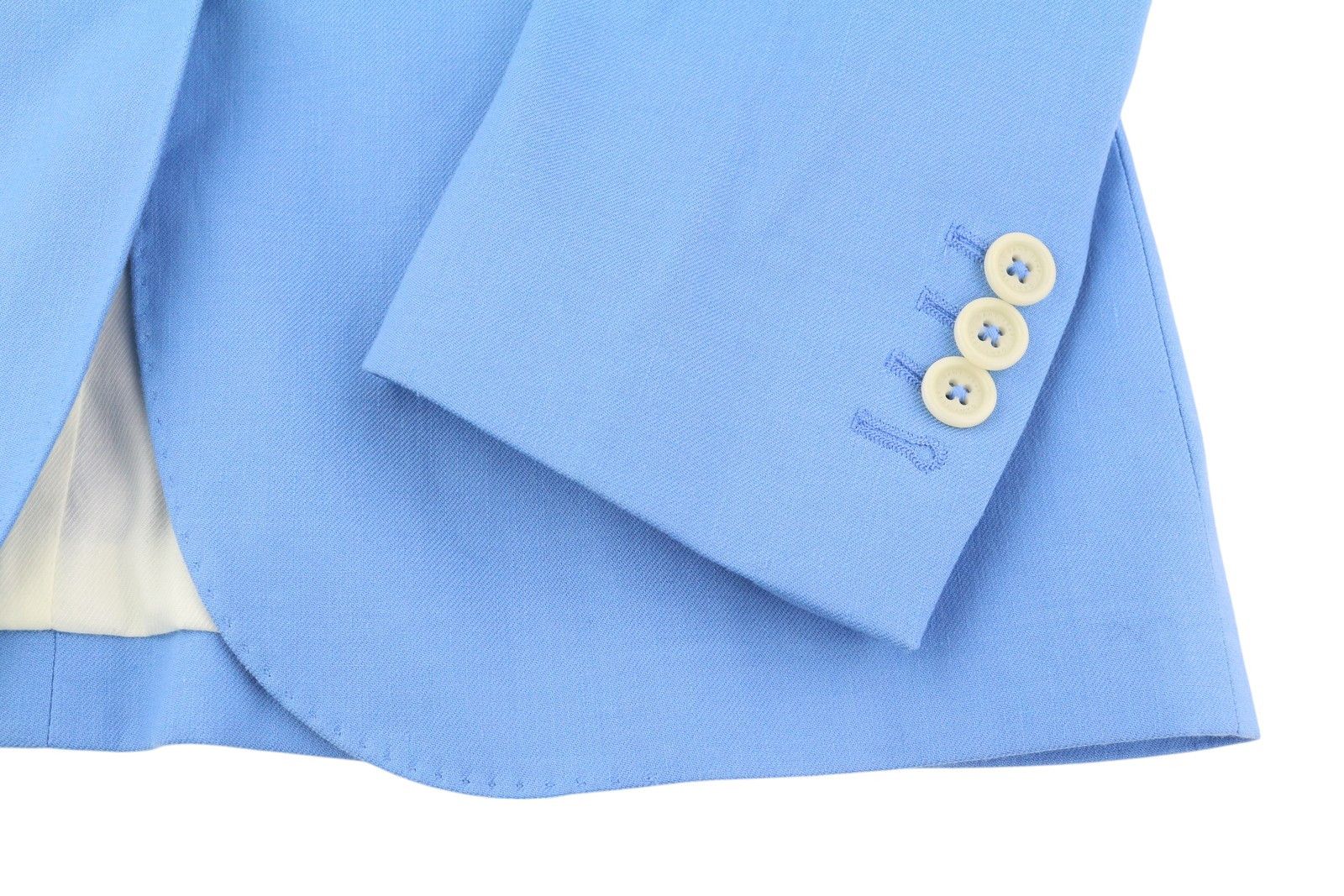 Gant EU34 Blue Linen Blend Notch Lapel Blazer 85315 Size XS / US 0-2 / IT 36-38 - 6 Thumbnail