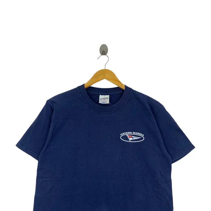 Vintage Vintage 90’ HAYAMA MARINA YACHT CLUB Sailing Tee Shirt Size US M / EU 48-50 / 2 - 2 Thumbnail