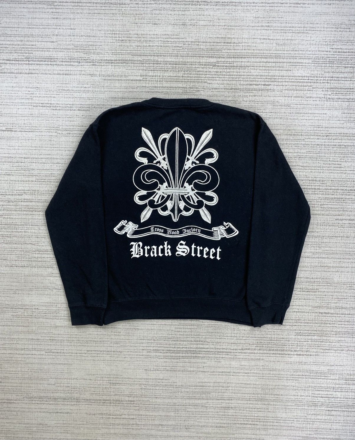 Vintage Chrome Hearts Style Brack Street Cross Logo Sweatshirt Size US M / EU 48-50 / 2 - 1 Thumbnail