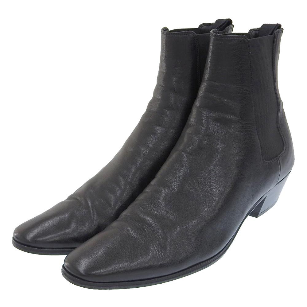 image of Saint Laurent Paris Chelsea Gore Boot in Black, Women's (Size 11)