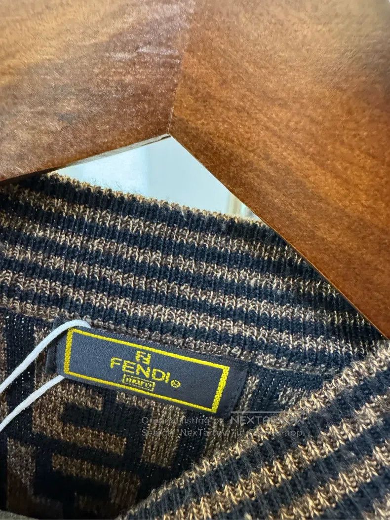 Fendi Fendi Vintage full print long sleeve sweater Size M / US 6-8 / IT 42-44 - 3 Thumbnail
