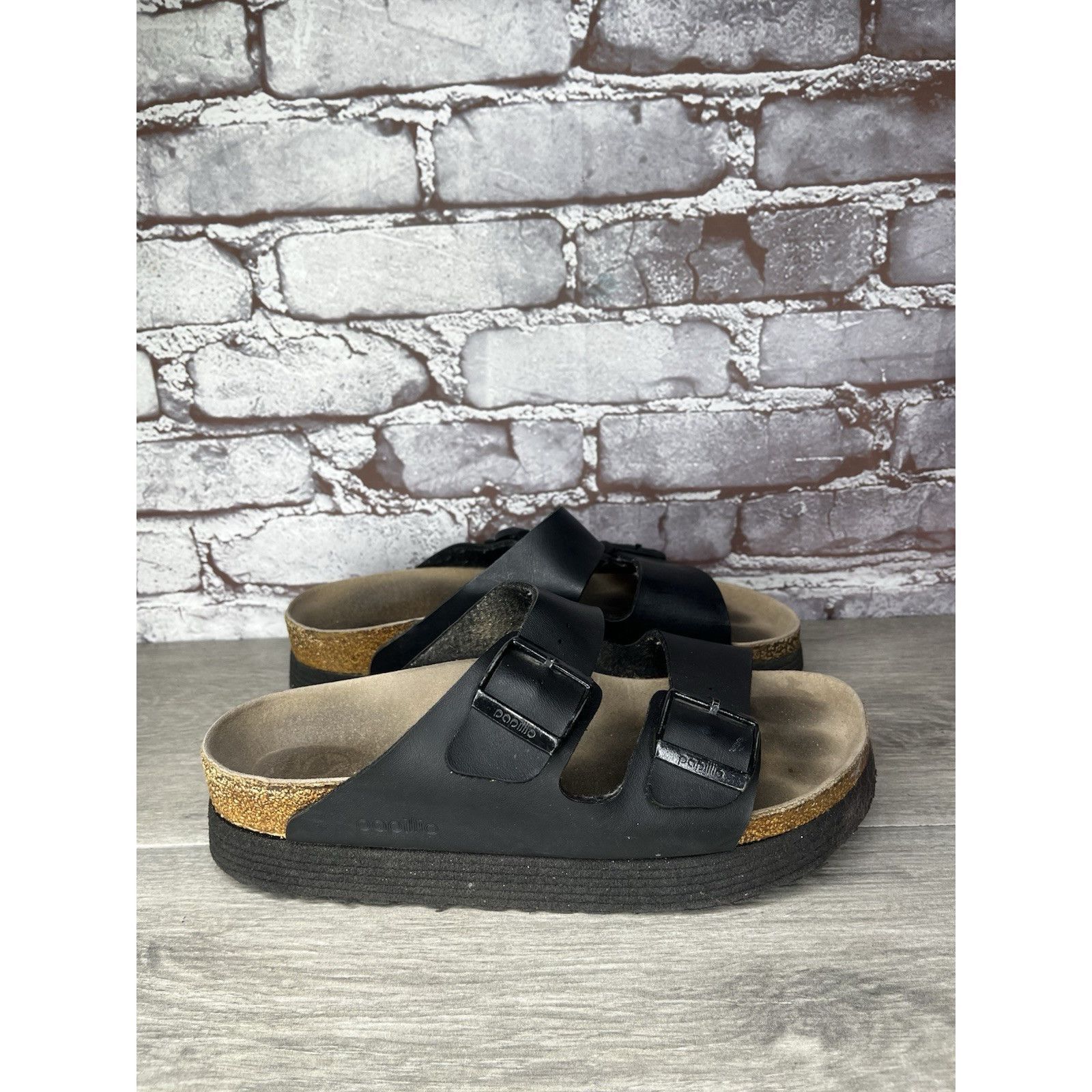Birkenstock Birkenstock Papillio Arizona Platform Vegan Black Birko-Flor Size US 9.5 / IT 39.5 - 6 Thumbnail