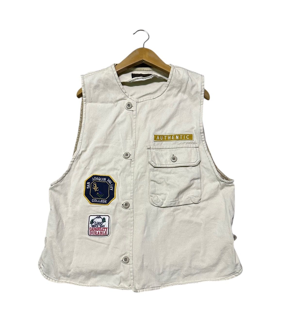 Japanese Brand Cube sugar work wear vest Size US M / EU 48-50 / 2 - 1 Thumbnail