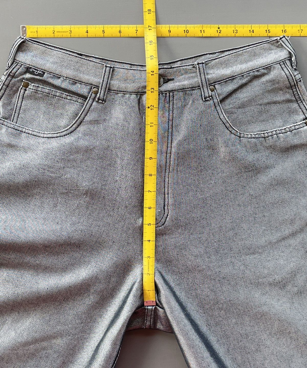 Sean John Sean John Shiny Silver Baggy Jeans (P62) Size US 32 / EU 48 - 14 Thumbnail