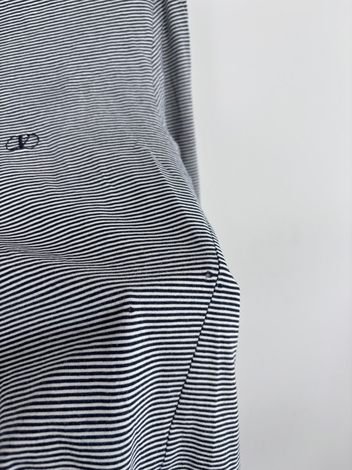 Valentino Vintage Valentino Studio Women’s Striped Long Sleeve T-Shirt Size M / US 6-8 / IT 42-44 - 6 Thumbnail