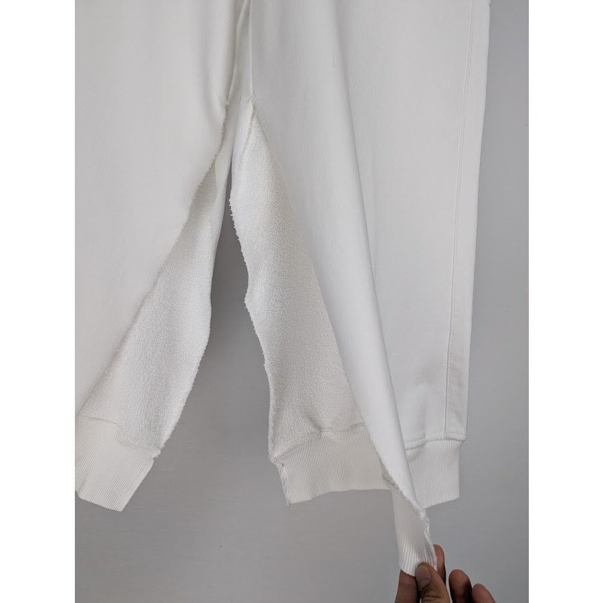 Maison Margiela o1rshd1 Men's /DUP/ MM6 Pants / Sweatpants Short in White Size US 34 / EU 50 - 6 Thumbnail