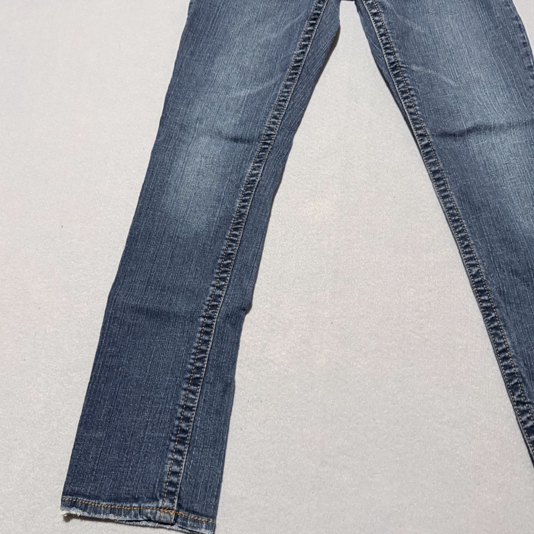 Vintage Aéropostale Bayla Jeans Women's Blue Denim Low Rise Skinny Fit Stretch - 9/10 Jeans Size 32" / US 10 / IT 46 - 5 Thumbnail