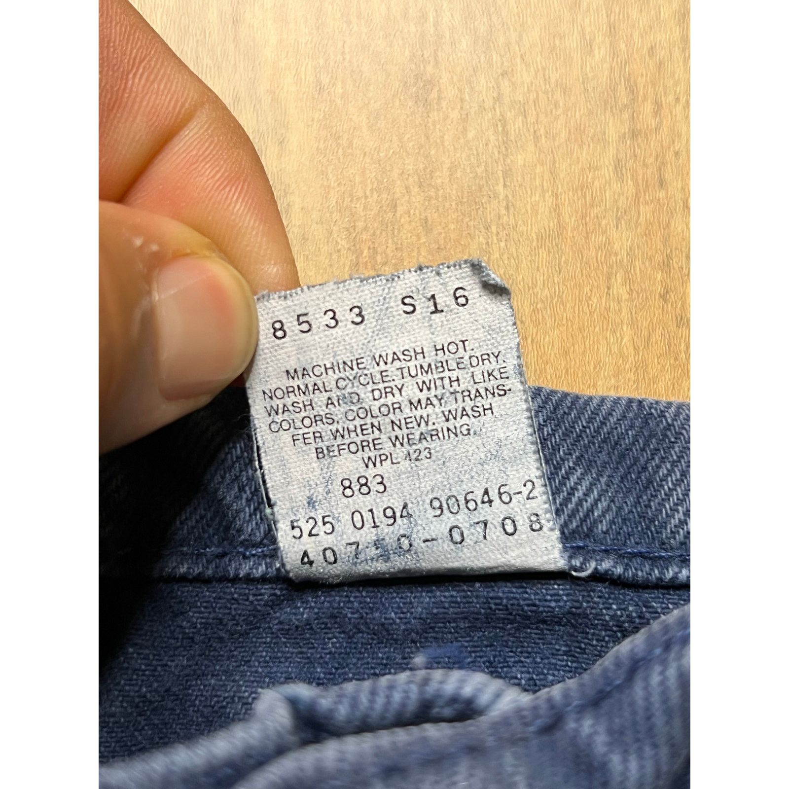 Levi's Vintage 90s Levi’s 550 Denim Cutoff Shorts W28 USA Made Size 27" / US 4 / IT 40 - 4 Thumbnail