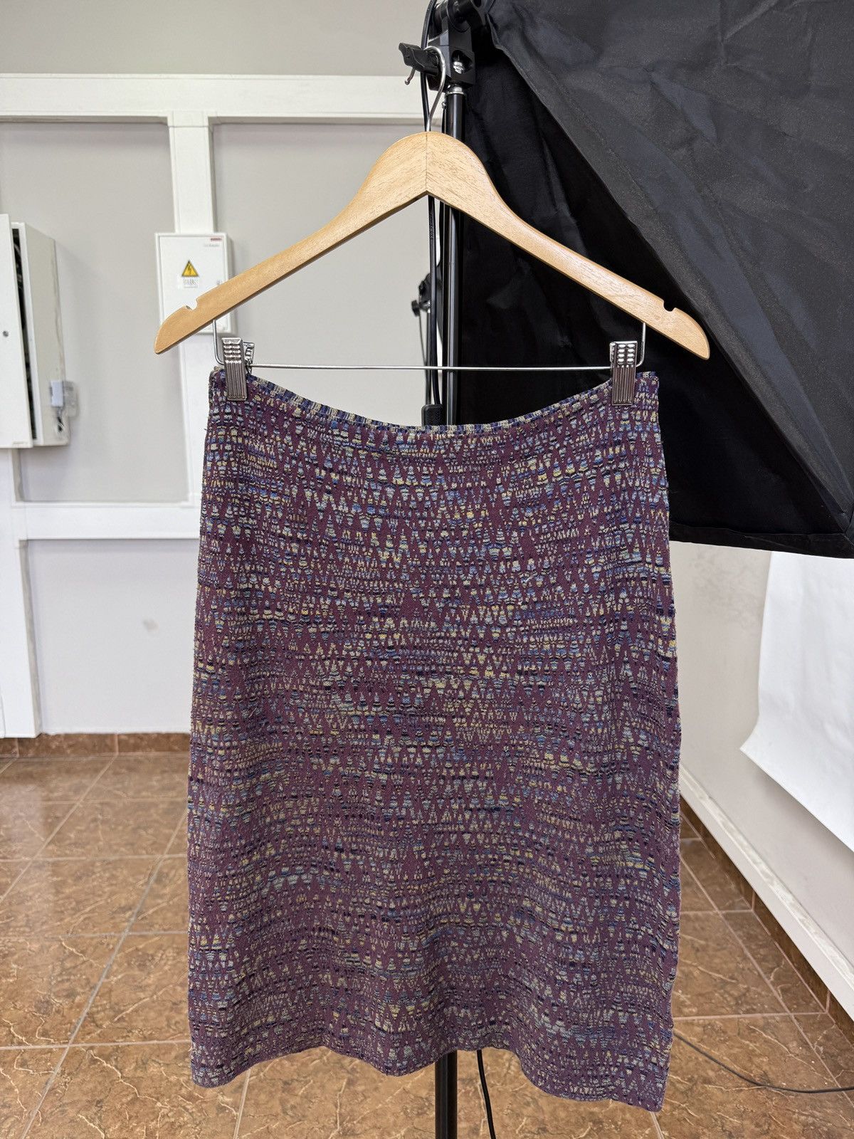 Missoni 🇮🇹 Vintage 90s Missoni Skirt Rare Retro Y2K Hype Size 27" / US 4 / IT 40 - 1 Thumbnail