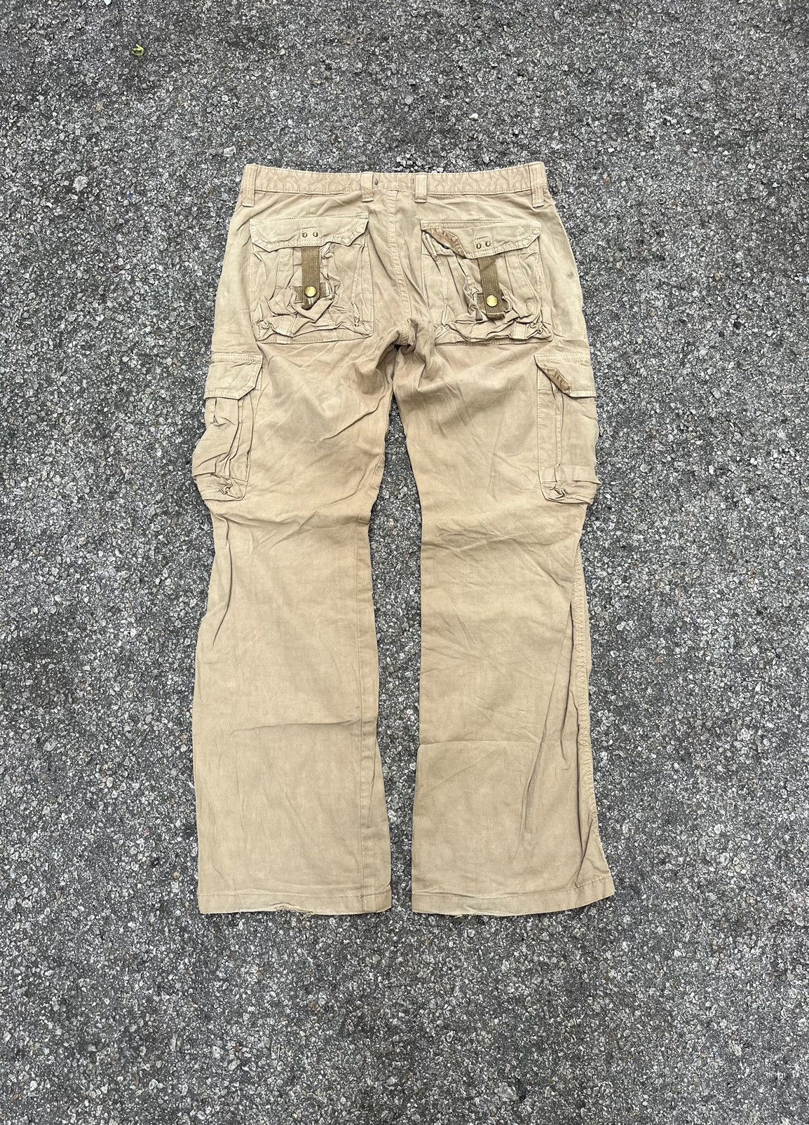 If Six Was Nine Flare Vintage 90s Surplus Nippon Tactical Bondage Cargo Size US 32 / EU 48 - 10 Thumbnail